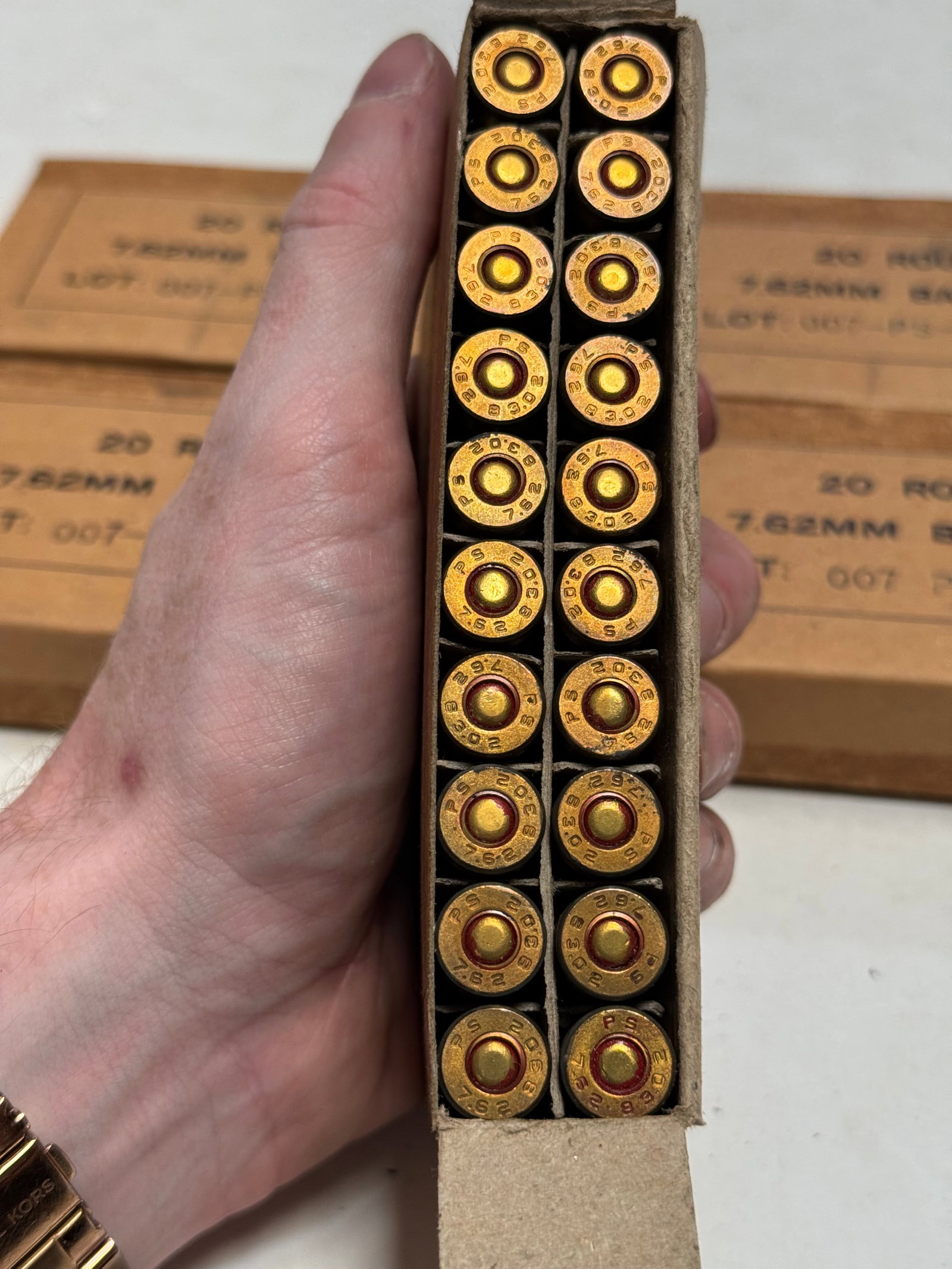 NIB 100rds. of 7.62x51mm BALL M80 Factory Ammunition - 2