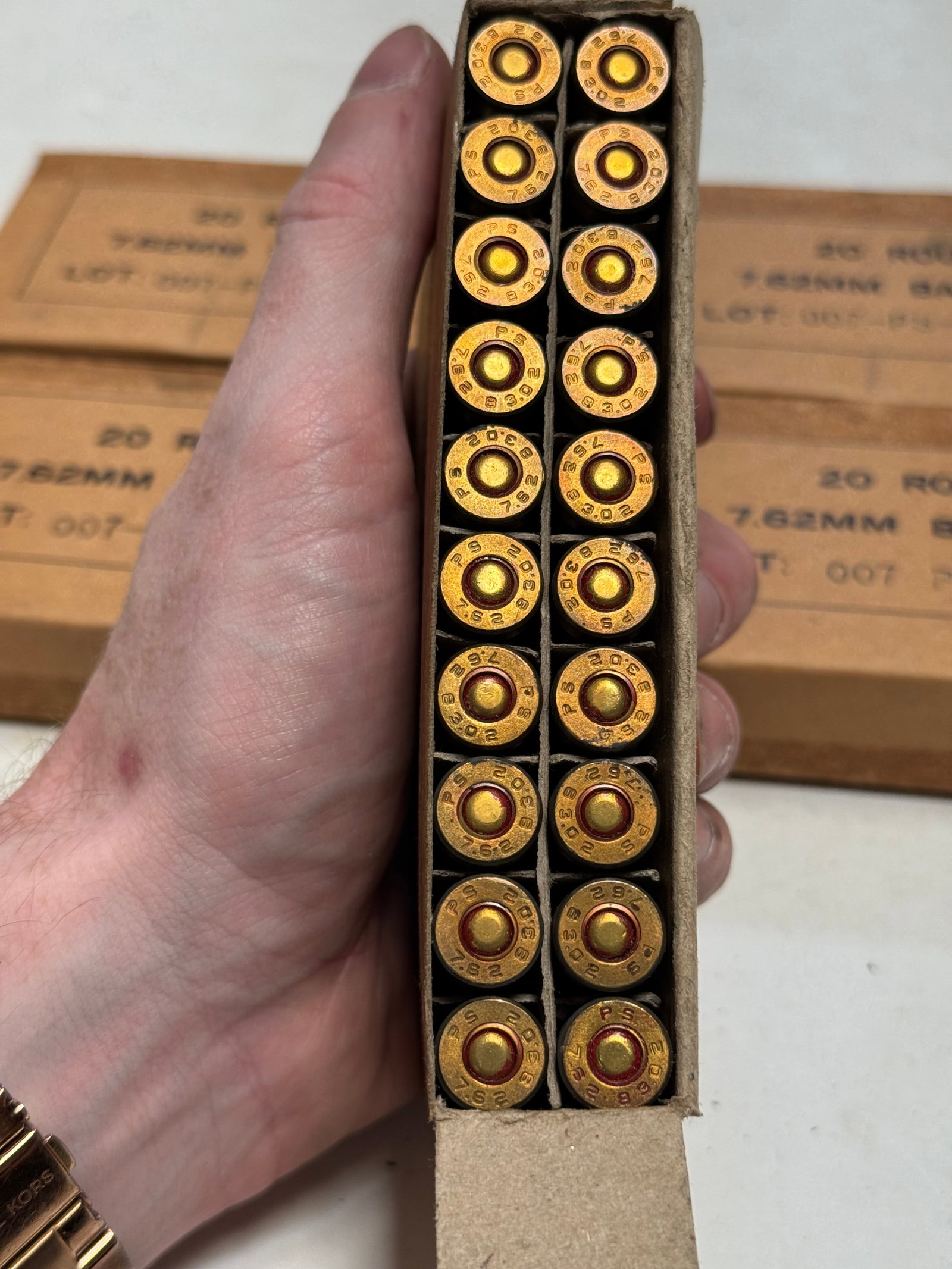 NIB 100rds. of 7.62x51mm BALL M80 Factory Ammunition - 2