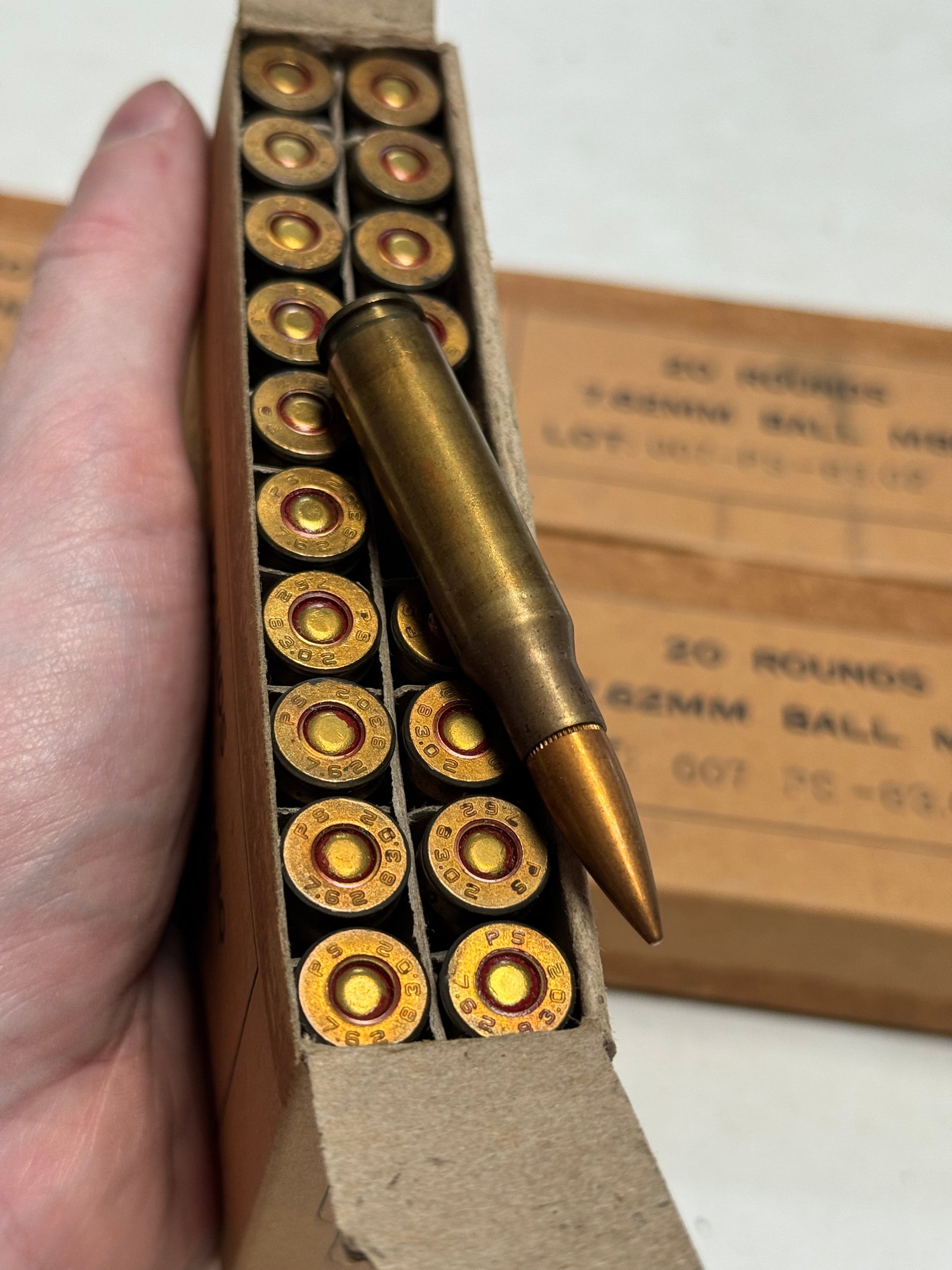 NIB 100rds. of 7.62x51mm BALL M80 Factory Ammunition - 3