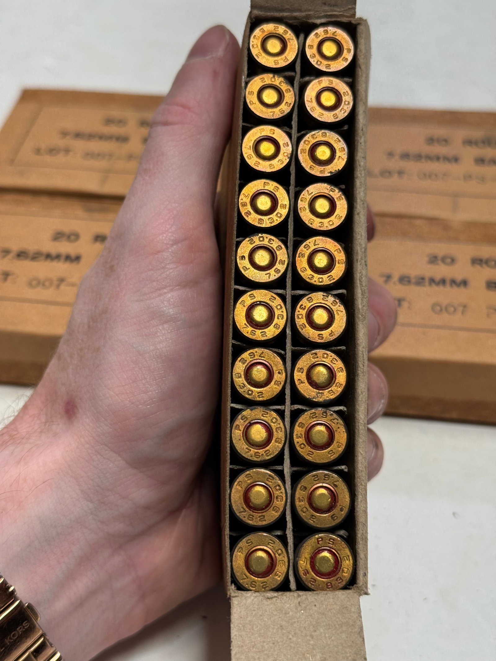 NIB 100rds. of 7.62x51mm BALL M80 Factory Ammunition - 2