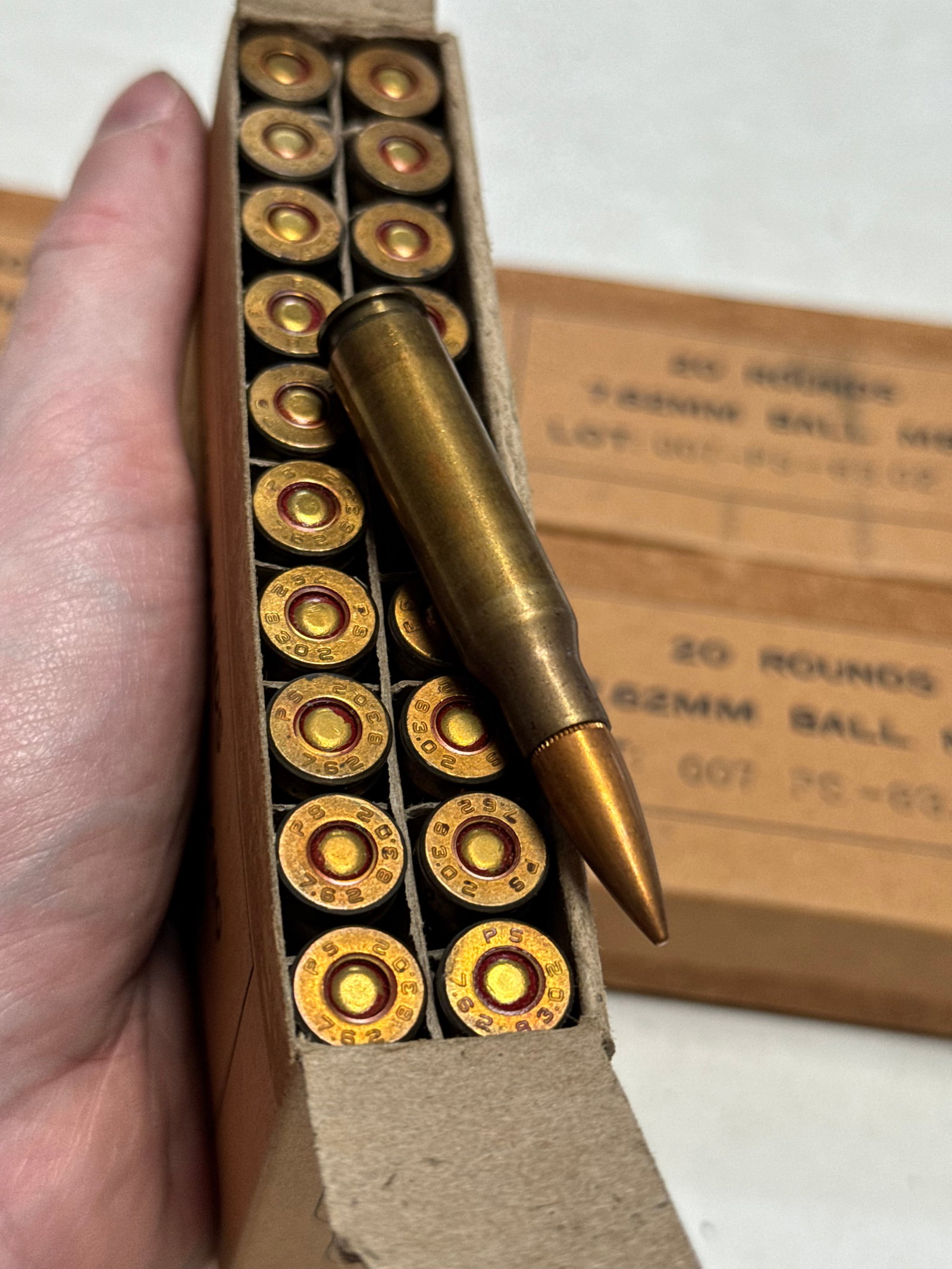 NIB 100rds. of 7.62x51mm BALL M80 Factory Ammunition - 3