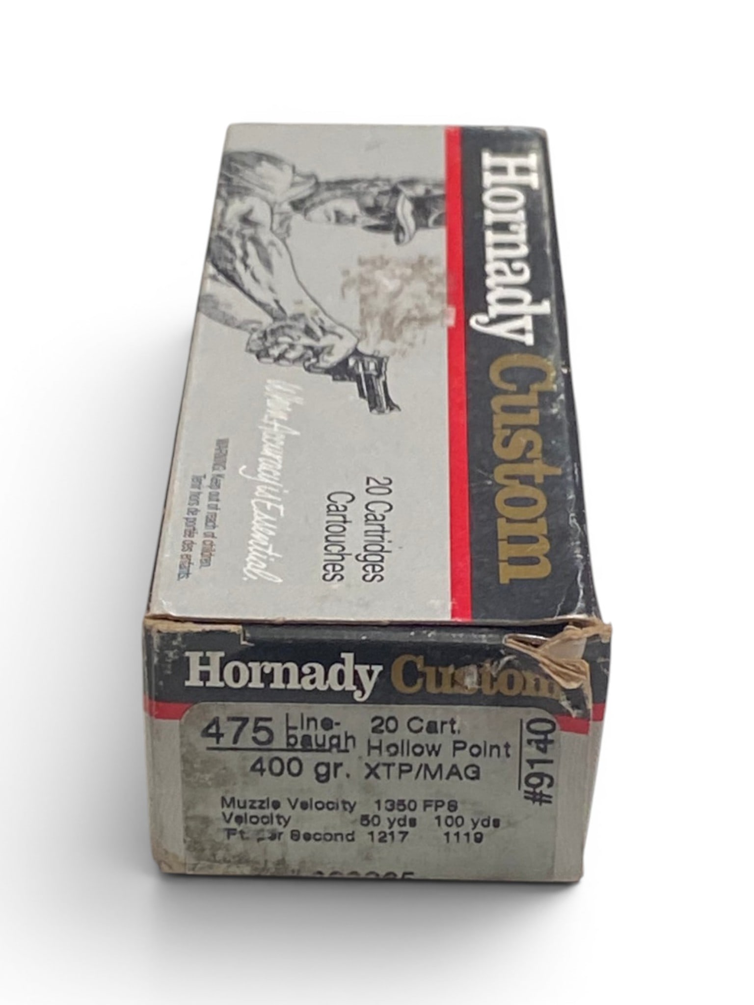 Vintage NIB 20rds. of .475 LINEBAUGH 400gr. XTP/MAG HP Hornady Custom Ammunition (1 of 1)