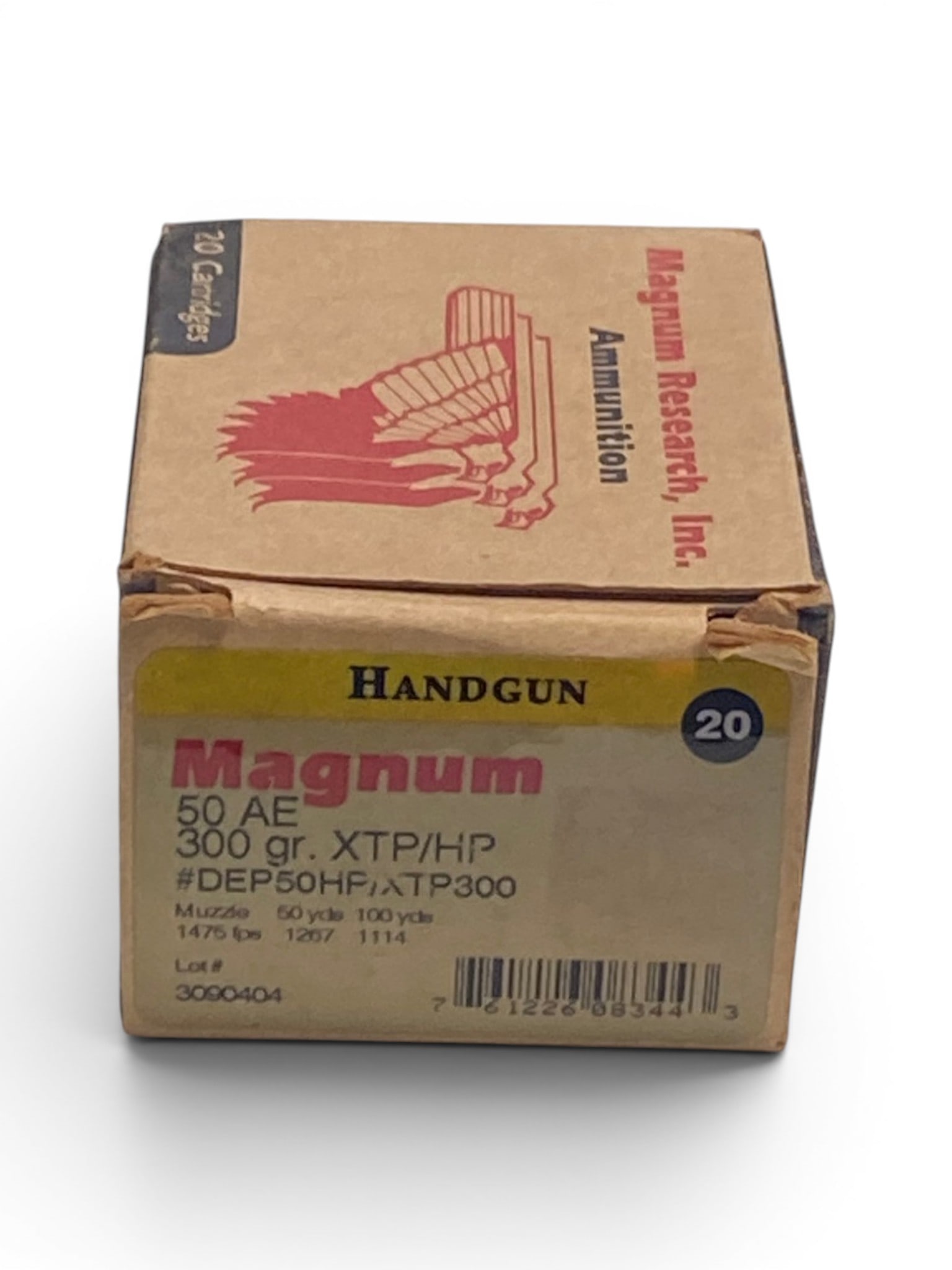 NIB 20rds. of .50 AE 300gr. XTP/HP Magnum Research Inc. Ammunition (1 of 1)