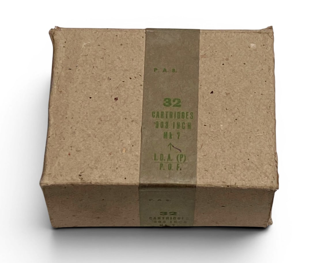 32rds. of 1964-Dated .303 BRITISH MK 7 Factory Ammunition in Box: See Photo(s)