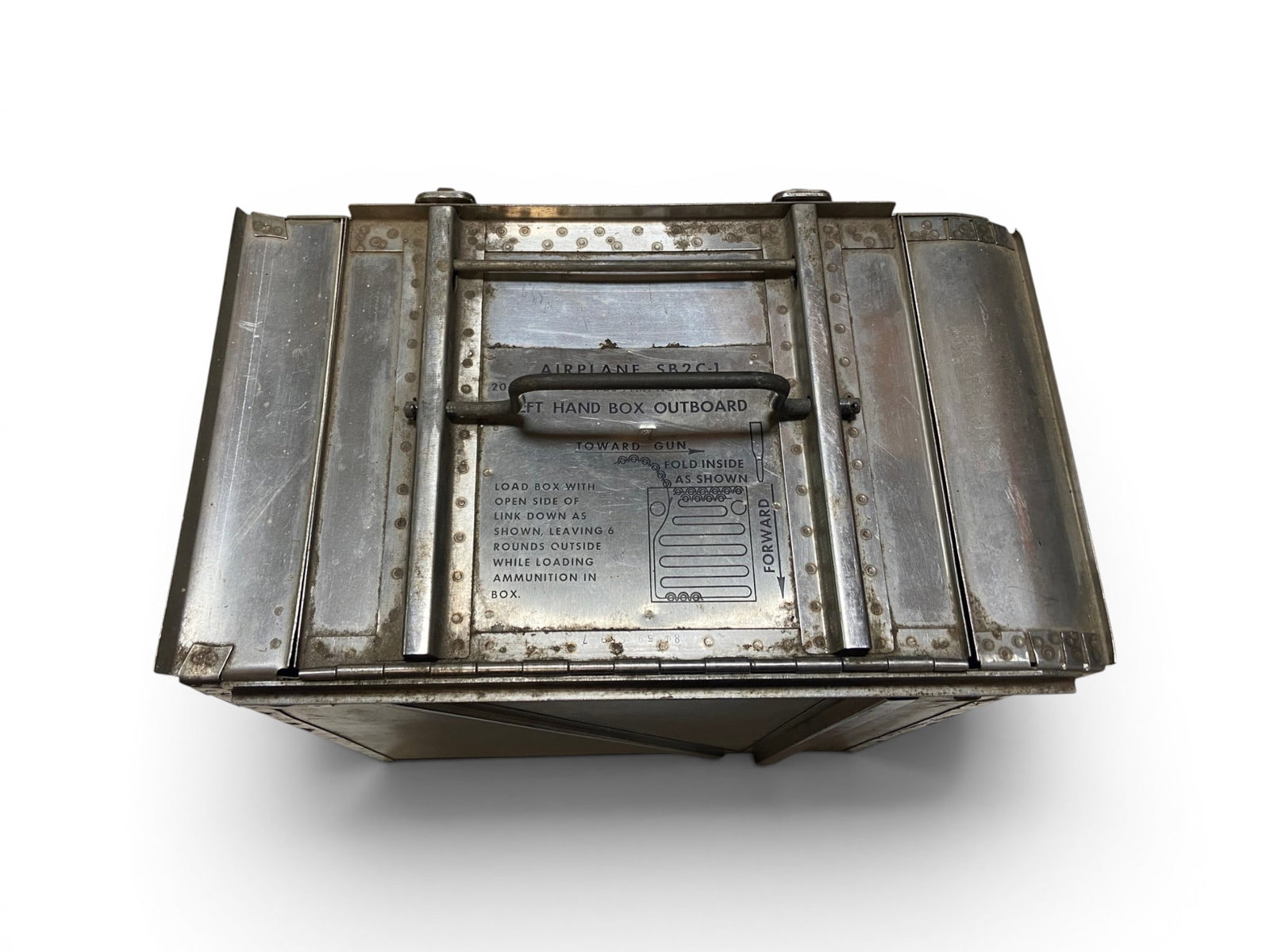 Airplane SB2C-1 20mm Aviator Collectible Metal Container (1 of 5)
