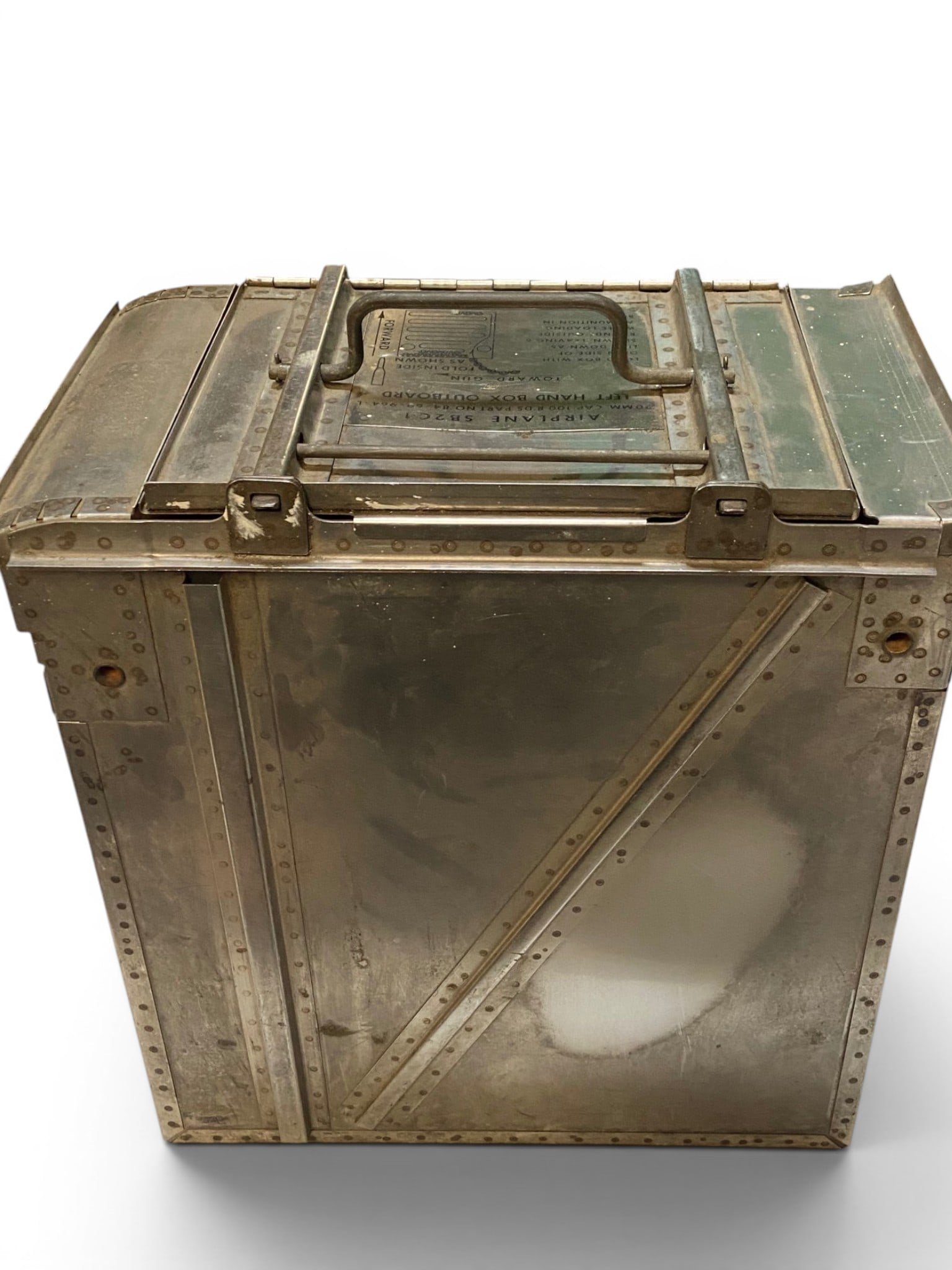 Airplane SB2C-1 20mm Aviator Collectible Metal Container - 5