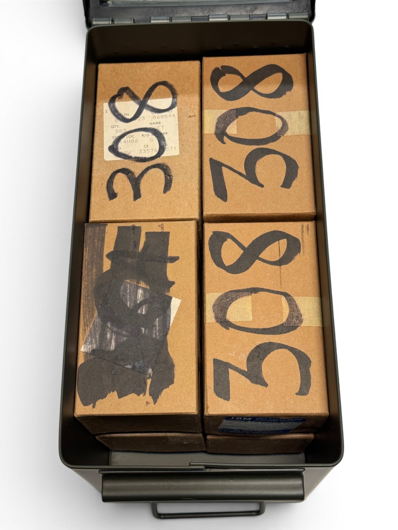 Approximately 27.0 Lbs. Of .308 Reloaded Ammunition in Metal Ammo Can - 2