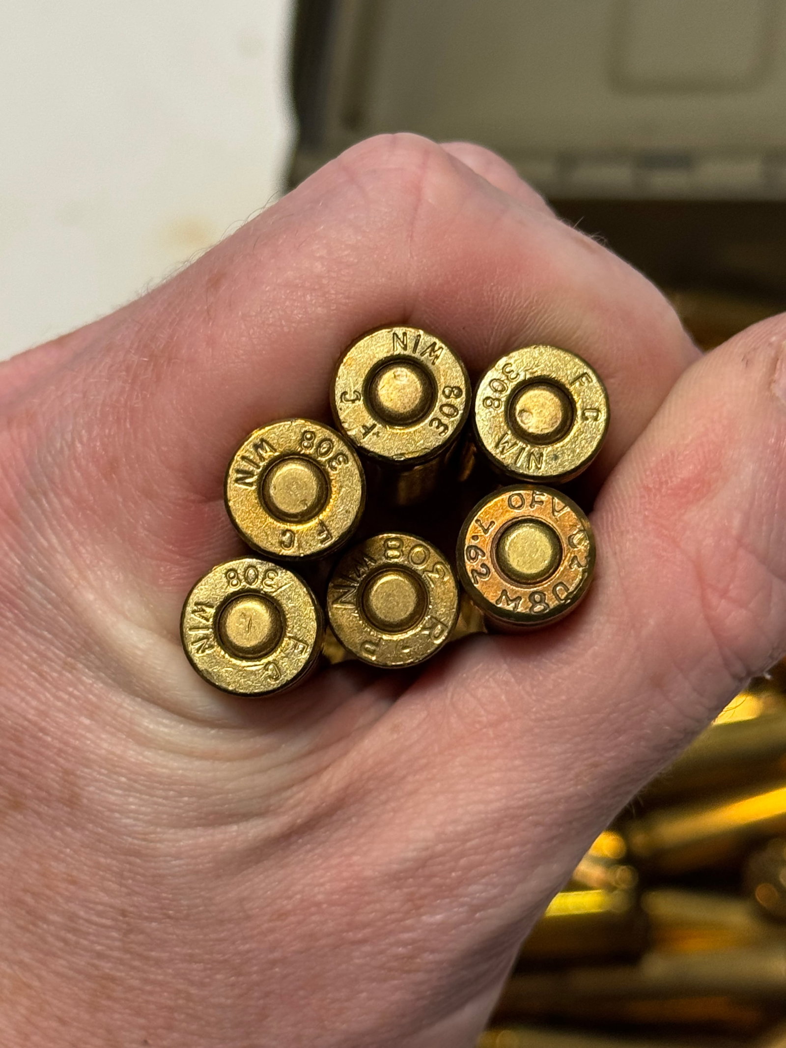 Approximately 38.0 Lbs. Of .308 Reloaded Ammunition in Metal Ammo Can - 3