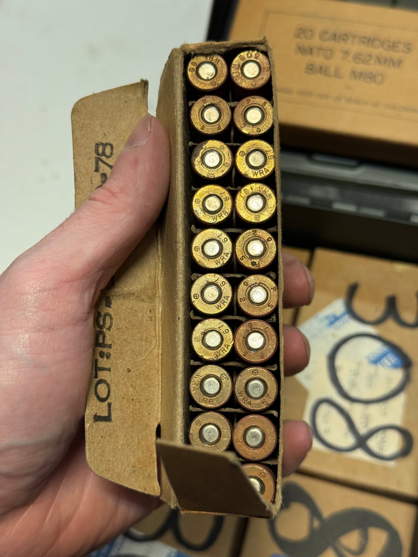 Approximately 31.0 Lbs. of .308 Reloaded Ammunition in Metal Ammo Can - 3