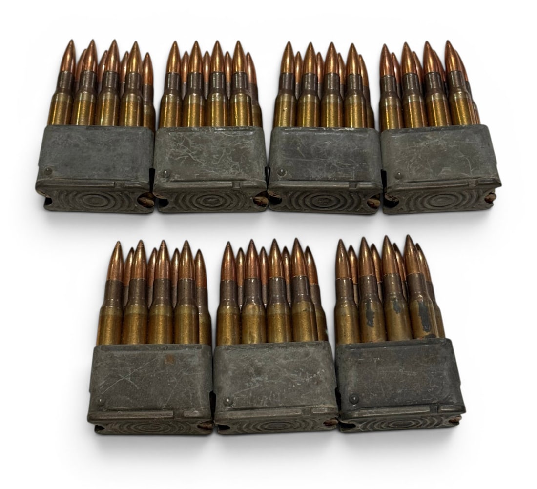 56rds. of .30-06 FMJ Factory Ammunition on Enbloc Clips (1 of 4)