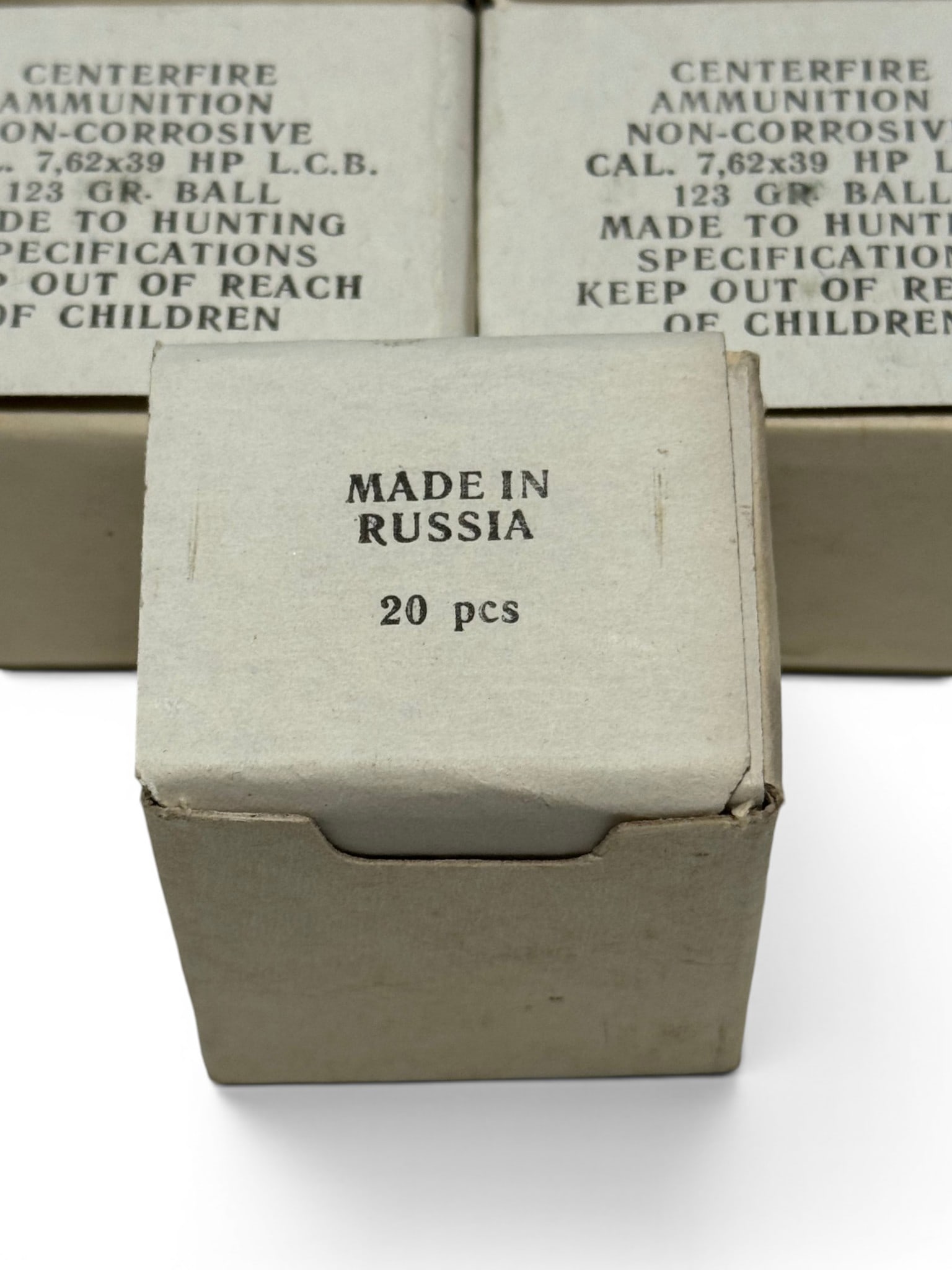 NIB 100rds. Of 7.62x39 123gr. HP Russian Ammunition - 3