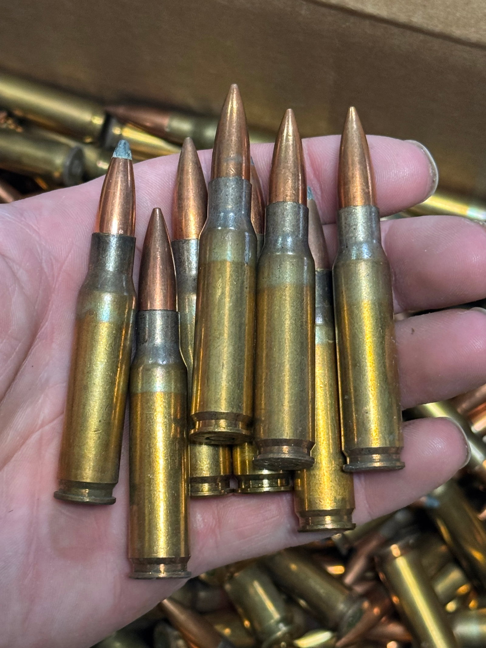 Approx. 28lbs of .308 WIN. SP & BALL Loose Possible Reloaded Ammunition - 5