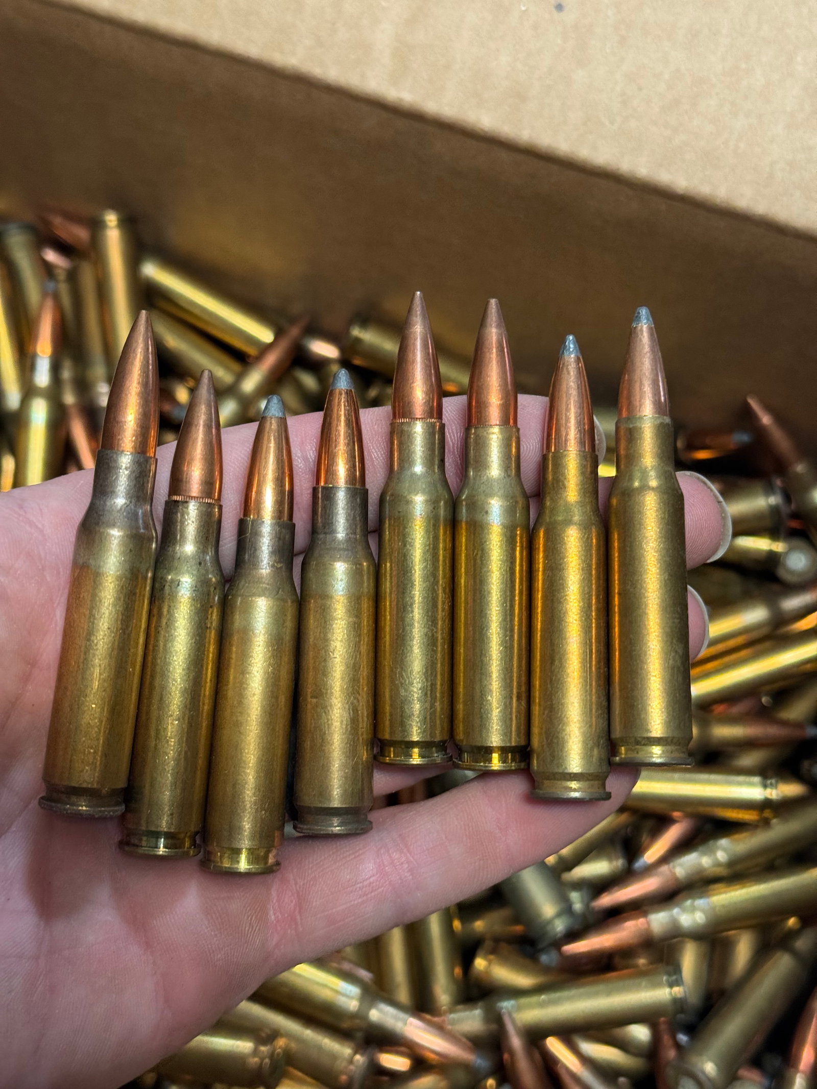 Approx. 28lbs of .308 WIN. SP & BALL Loose Possible Reloaded Ammunition - 3