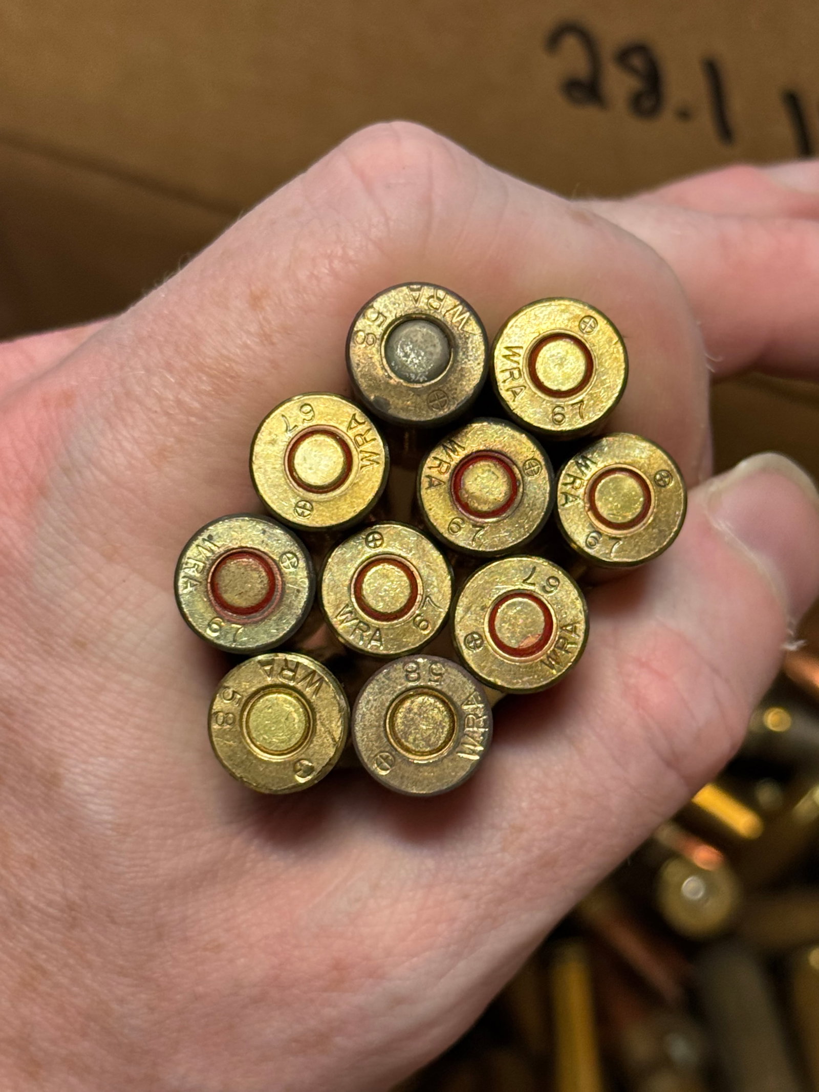 Approx. 28lbs of .308 WIN. SP & BALL Loose Possible Reloaded Ammunition - 6