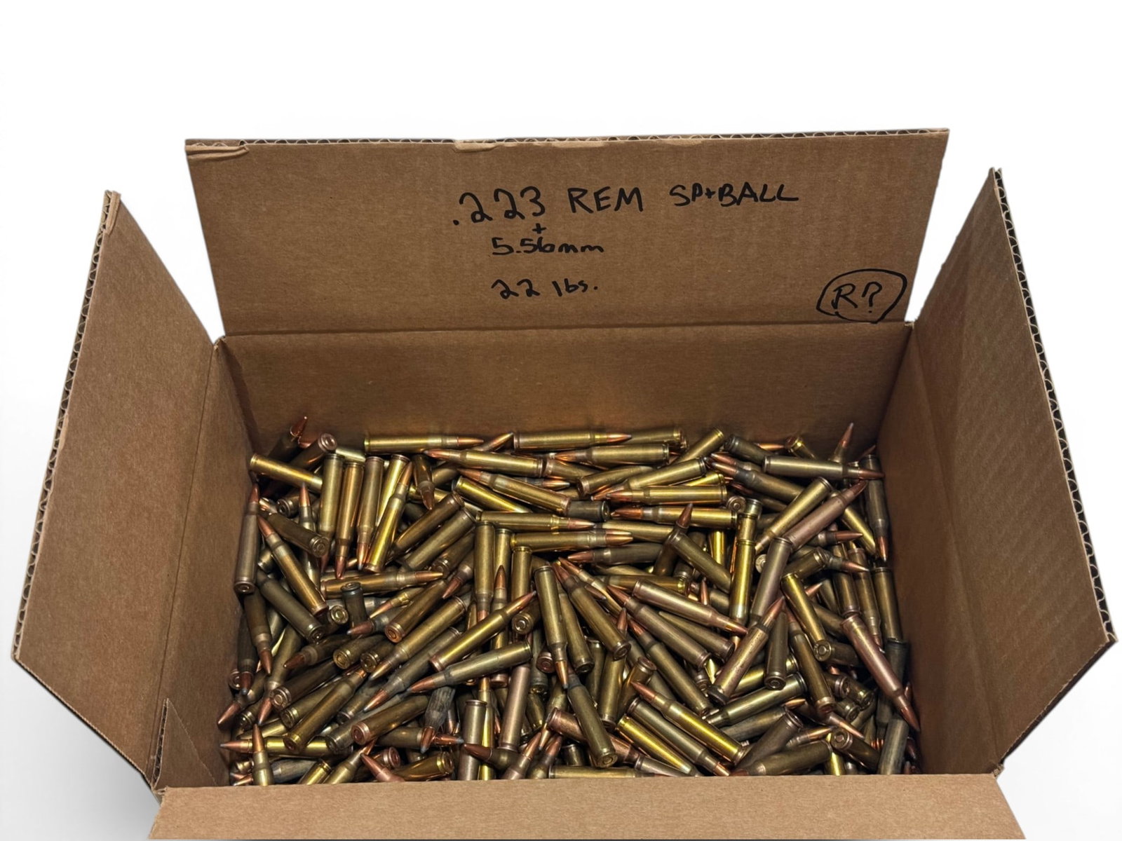Approx. 22lbs. of .223 REM. SP & BALL Loose Possible Reloaded Ammunition (1 of 4)