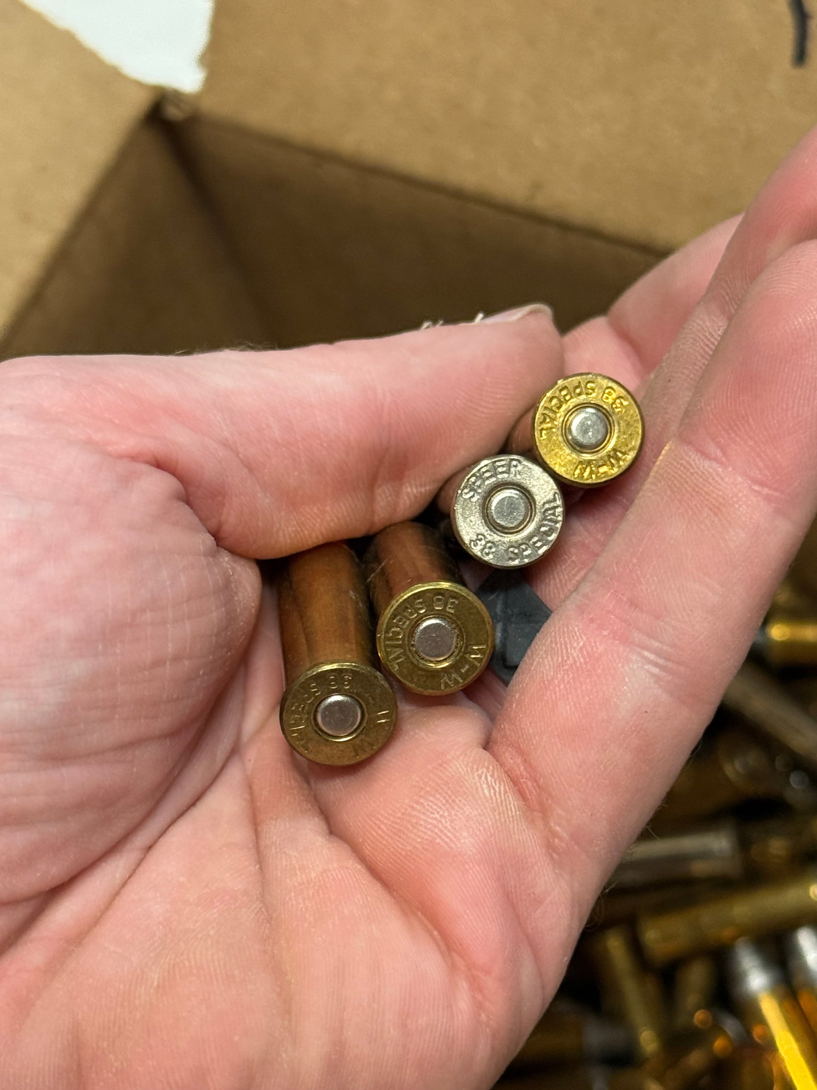 Approx. 18lbs. of .38 SPECIAL LFN Loose Reloaded Ammunition - 5