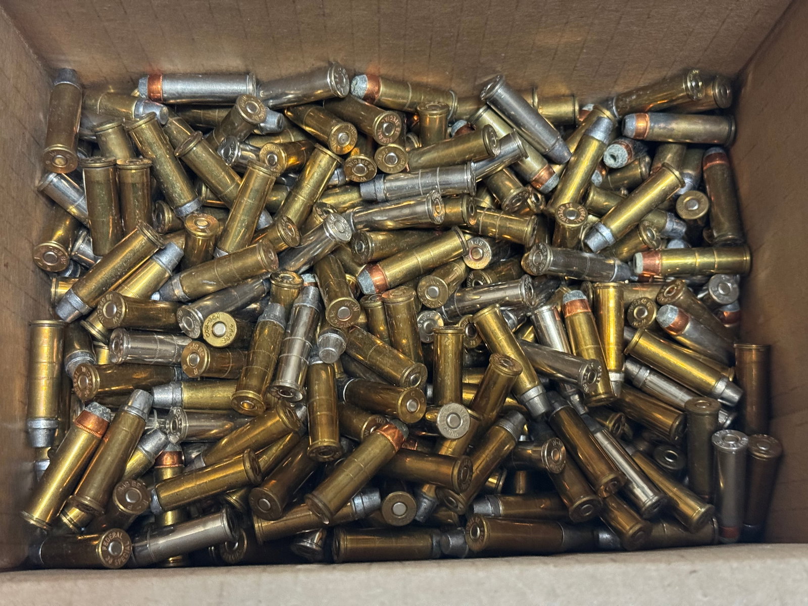 Approx. 18lbs. of .38 SPECIAL LFN & HP Loose Possible Reloaded Ammunition - 2