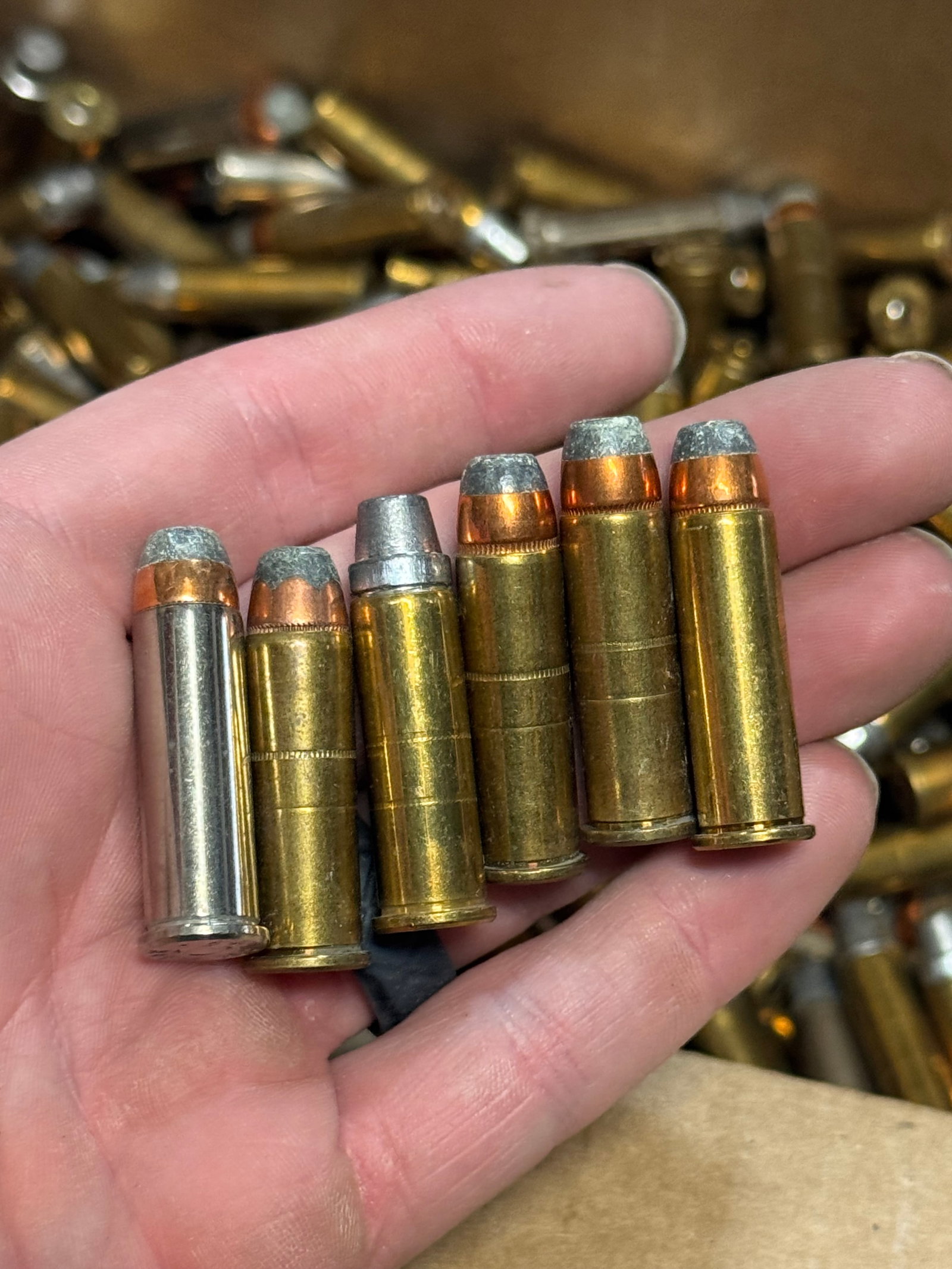 Approx. 18lbs. of .38 SPECIAL LFN & HP Loose Possible Reloaded Ammunition - 3