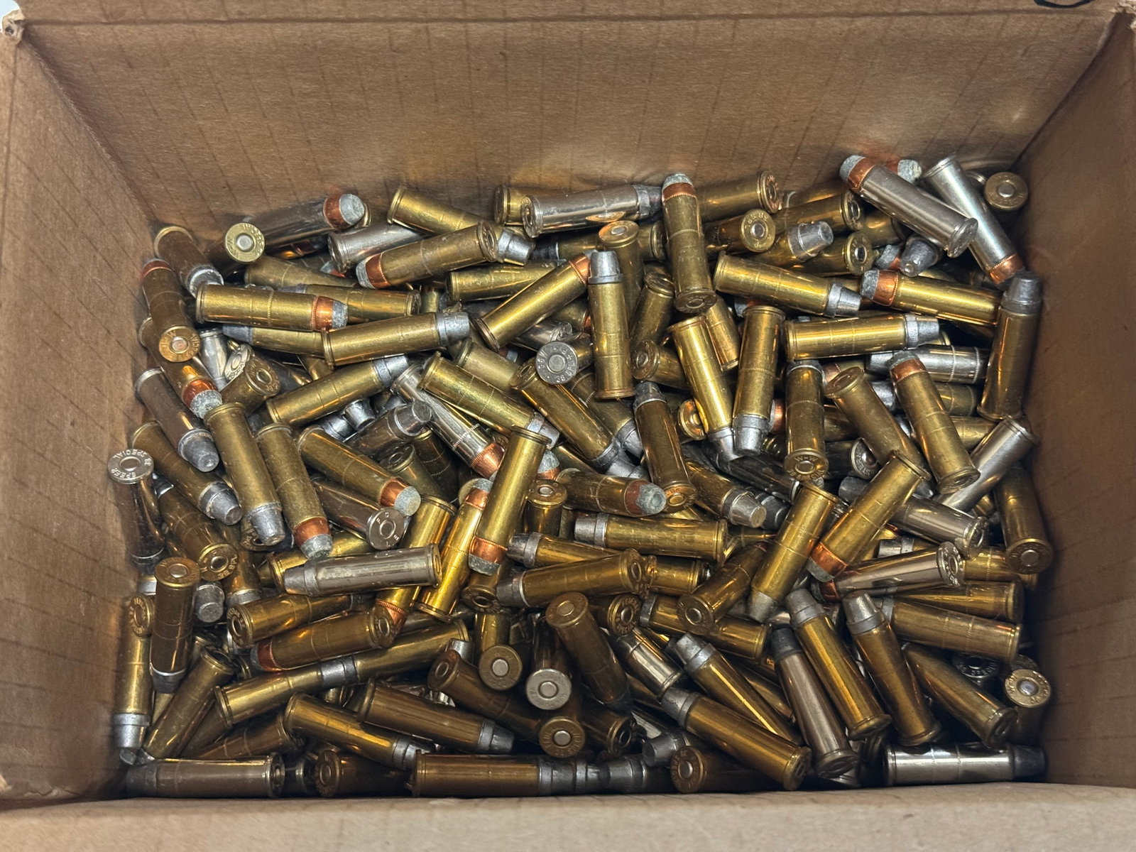 Approx. 18lbs. of .38 SPECIAL LFN & HP Loose Possible Reloaded Ammunition - 2
