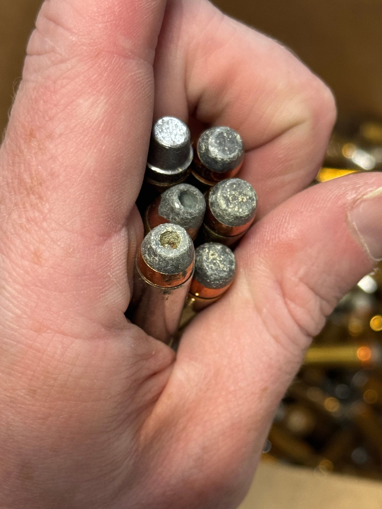 Approx. 18lbs. of .38 SPECIAL LFN & HP Loose Possible Reloaded Ammunition - 4