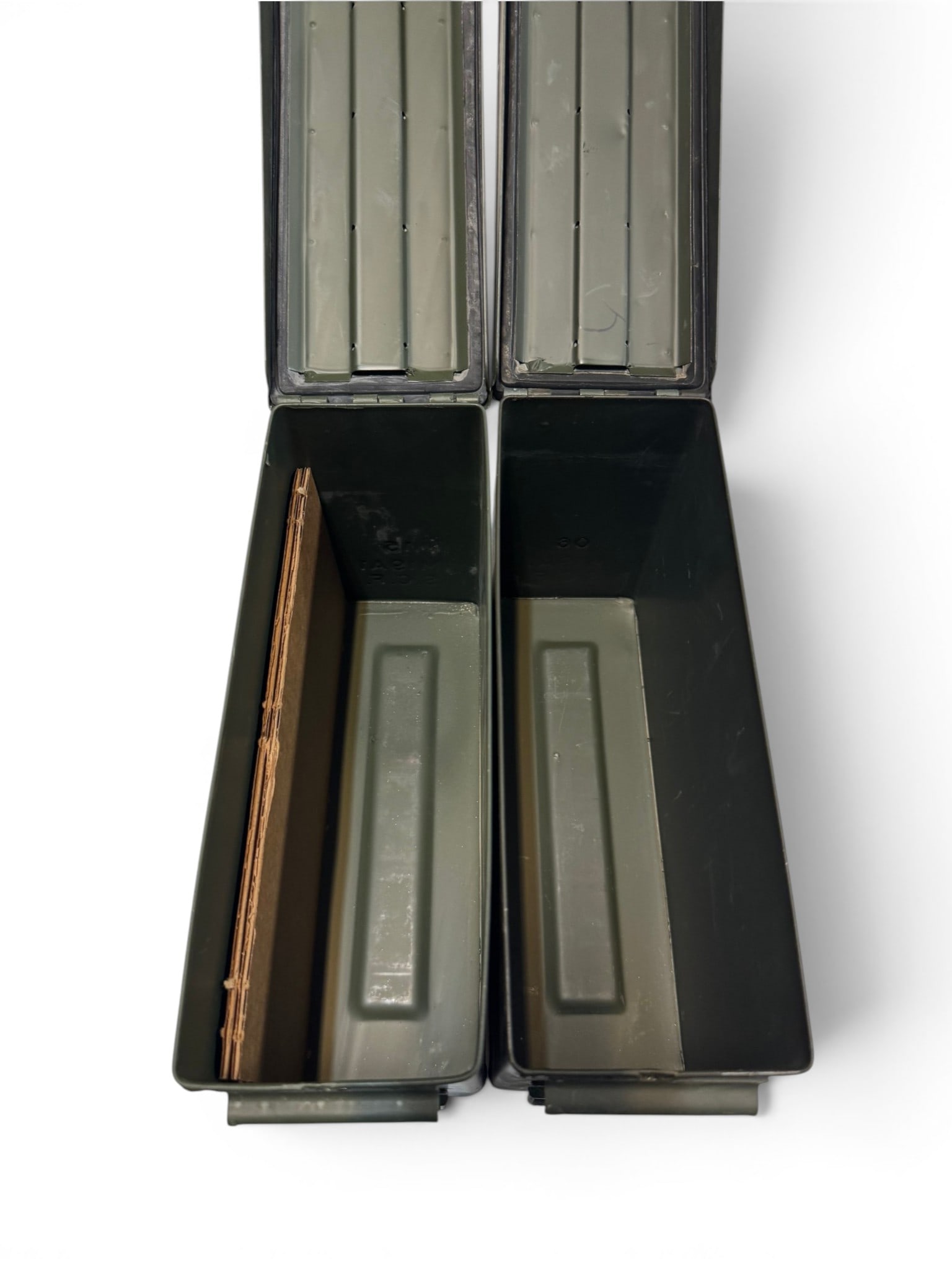 (2) .30 CAL Metal Ammo Cans - 3
