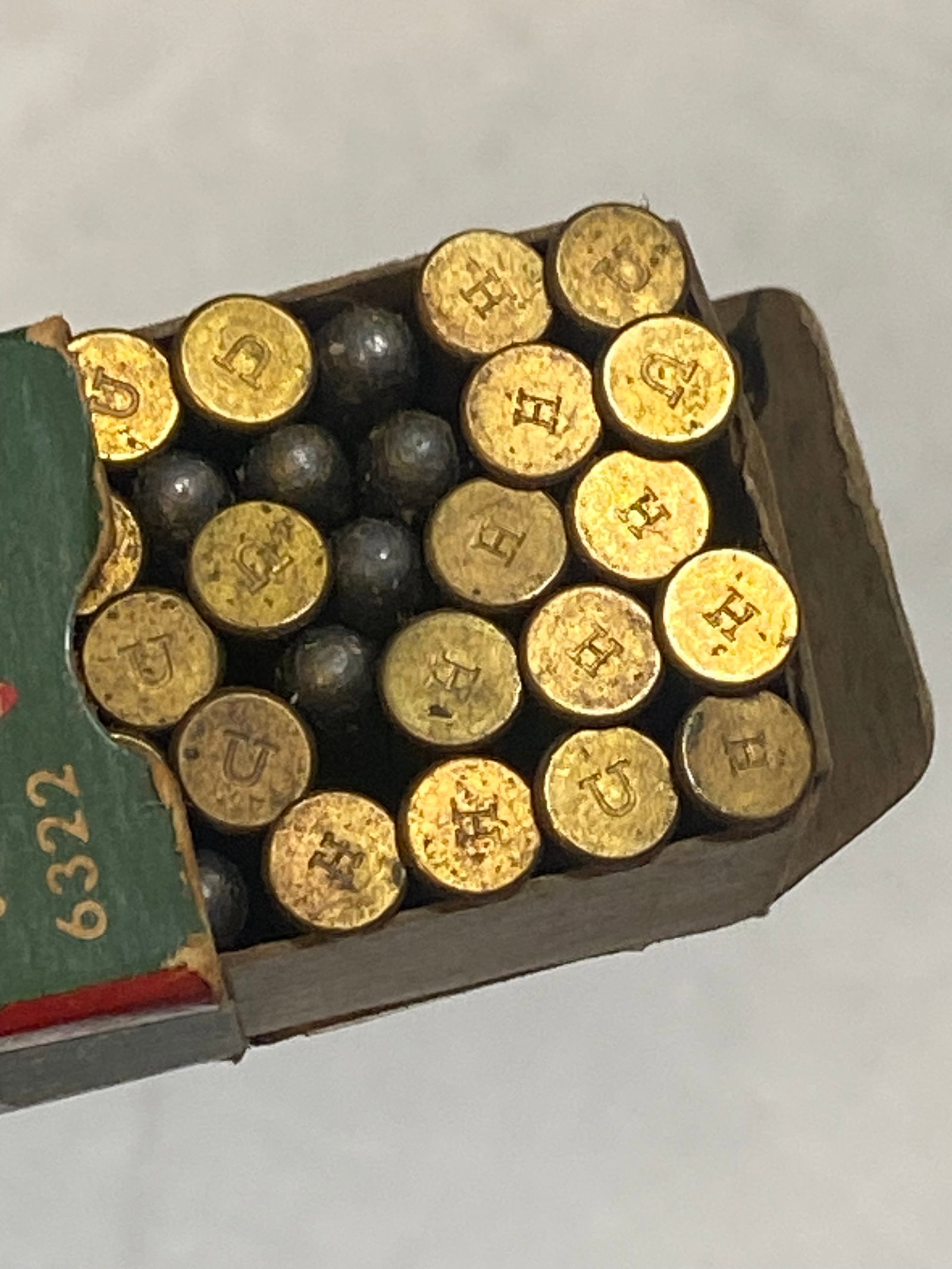 NOS 50rds of .22 LR Lubricated Remington Police Targetmaster Vintage Ammunition - 2