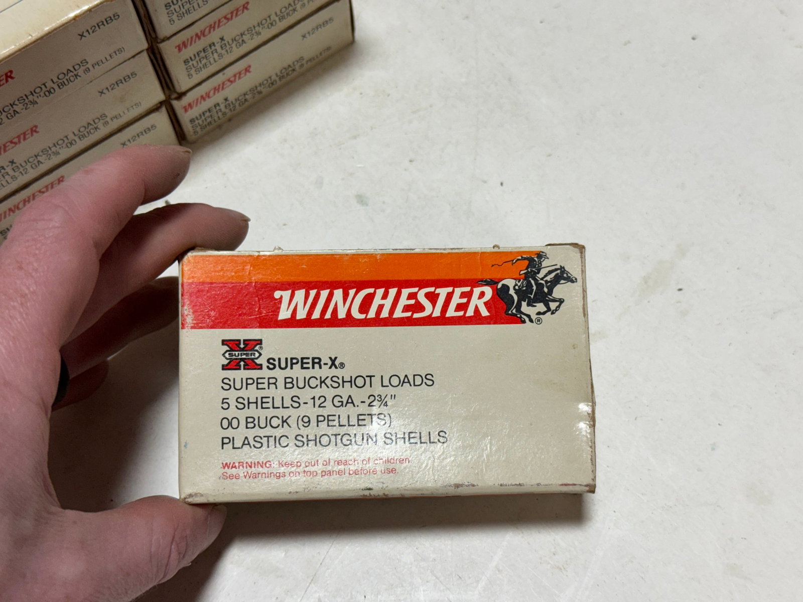 NOS 50rds. Of 12 GA. 2-3/4" 00 BUCK Winchester Super-X Shotgun Ammunition - 2