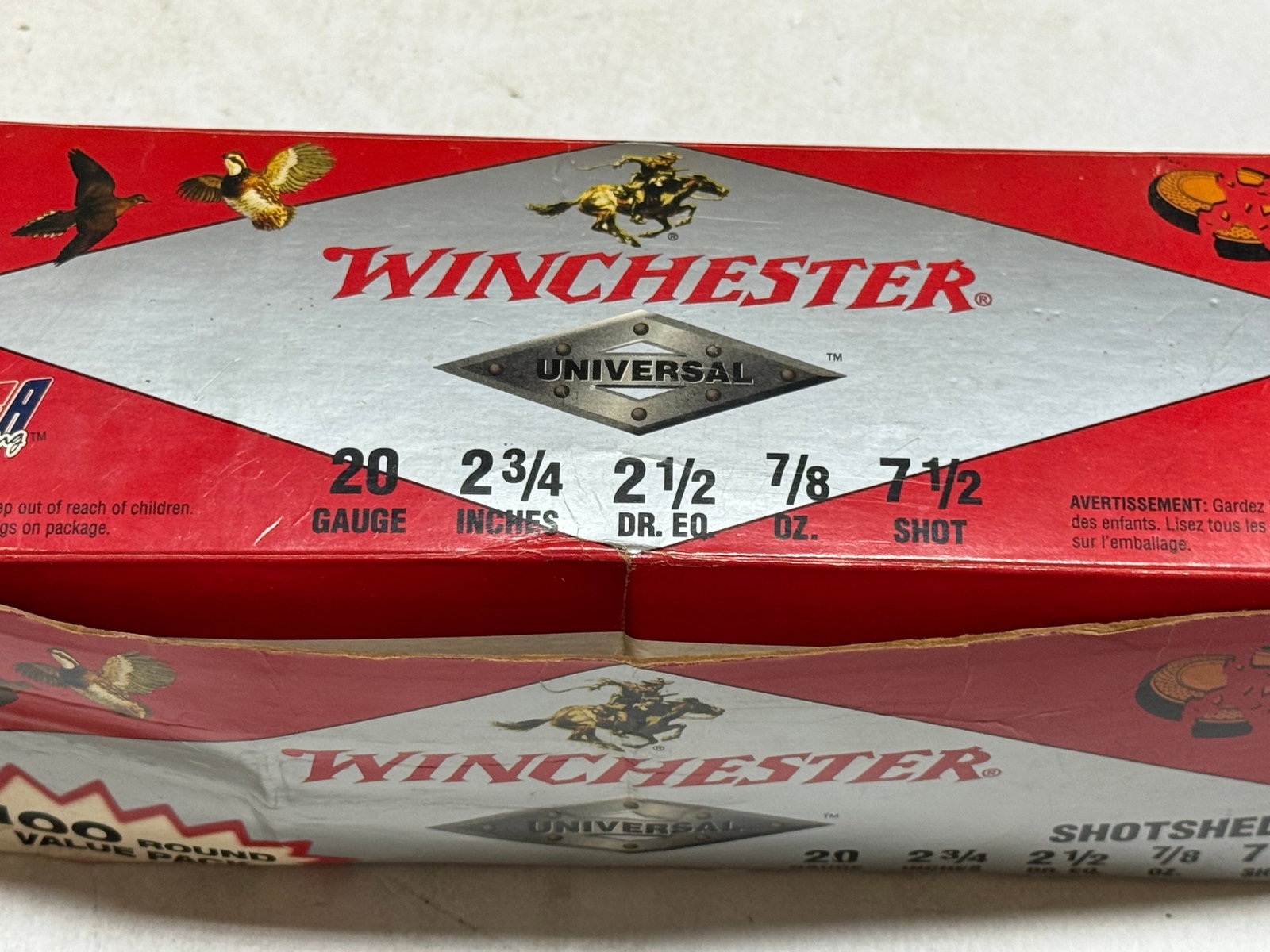 98rds. Of 20 GA. 2-3/4" 7.5 Shot Winchester Shotgun Ammunition - 2