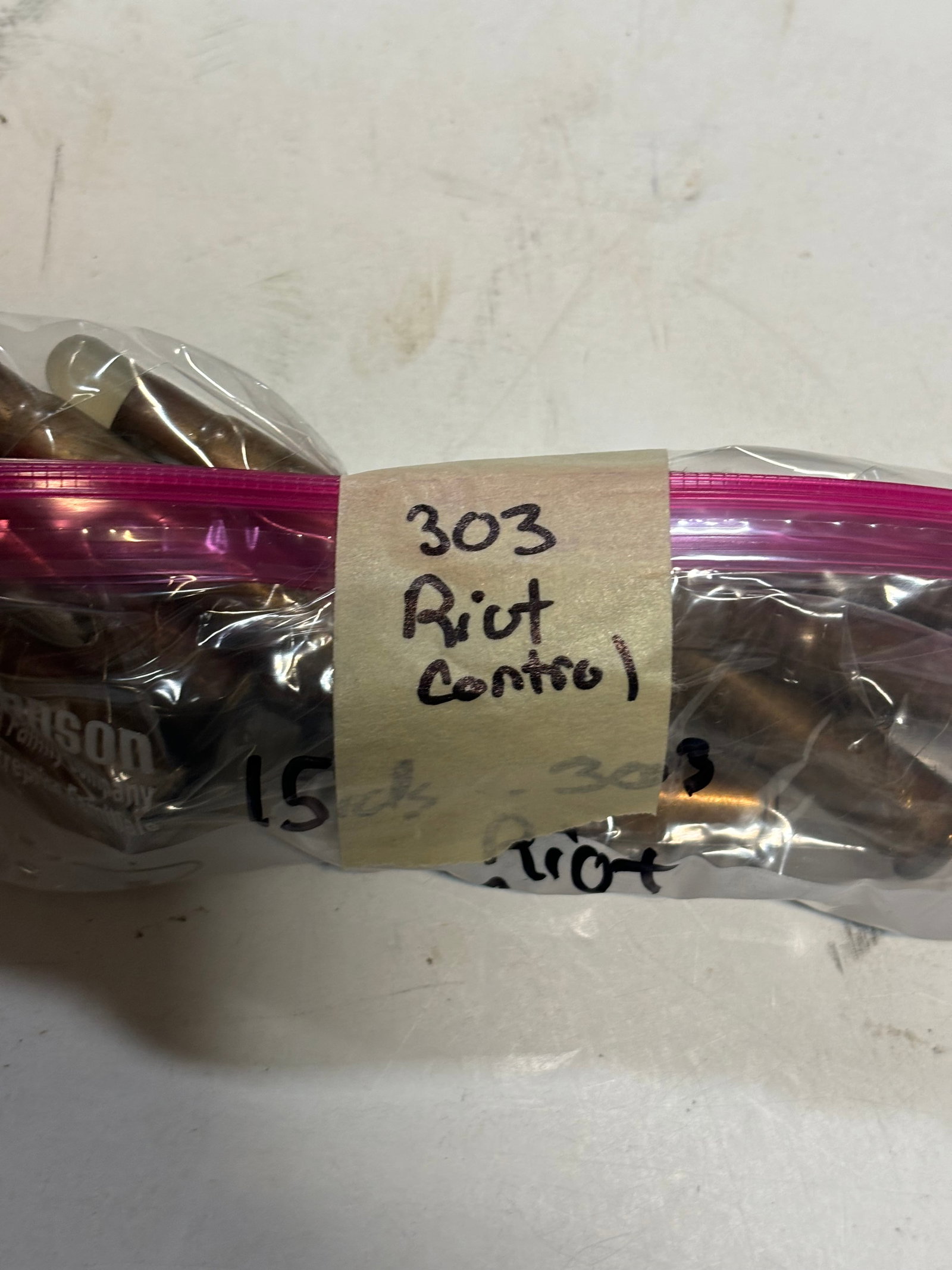 Collectible 15rds of .303 BRTISH Riot Control Factory Ammunition - 2