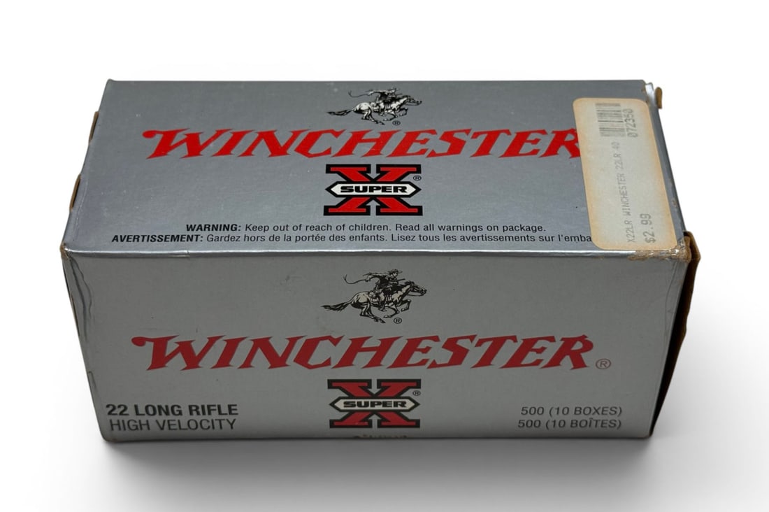 NIB 500rds. of .22 LR 40gr. HV Winchester Super-X Ammunition - 2