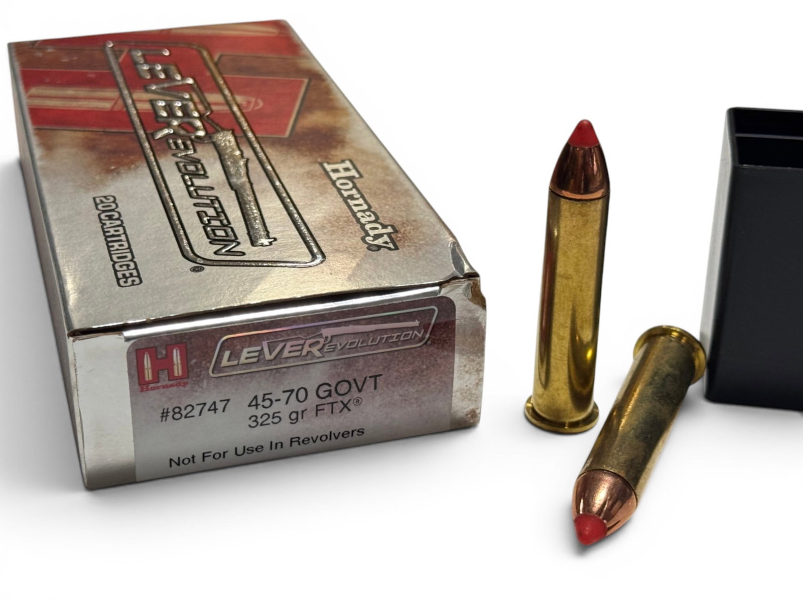 NIB 20rds. of .45-70 GOVT. 325gr. FTX Hornady LEVERevolution Ammunition - 2