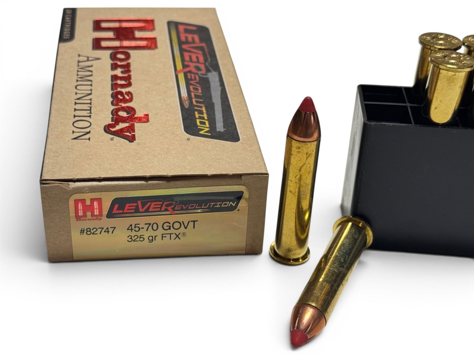 NIB 20rds. of .45-70 GOVT. 325gr. FTX Hornady LEVERevolution Ammunition - 2