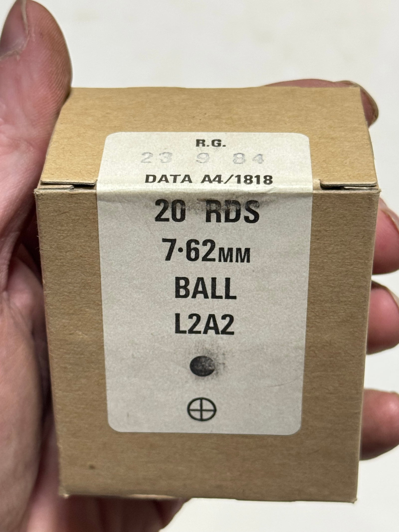 NIB 100rds. of 7.62x51mm BALL L2A2 Military Surplus Ammunition in Original Can - 2