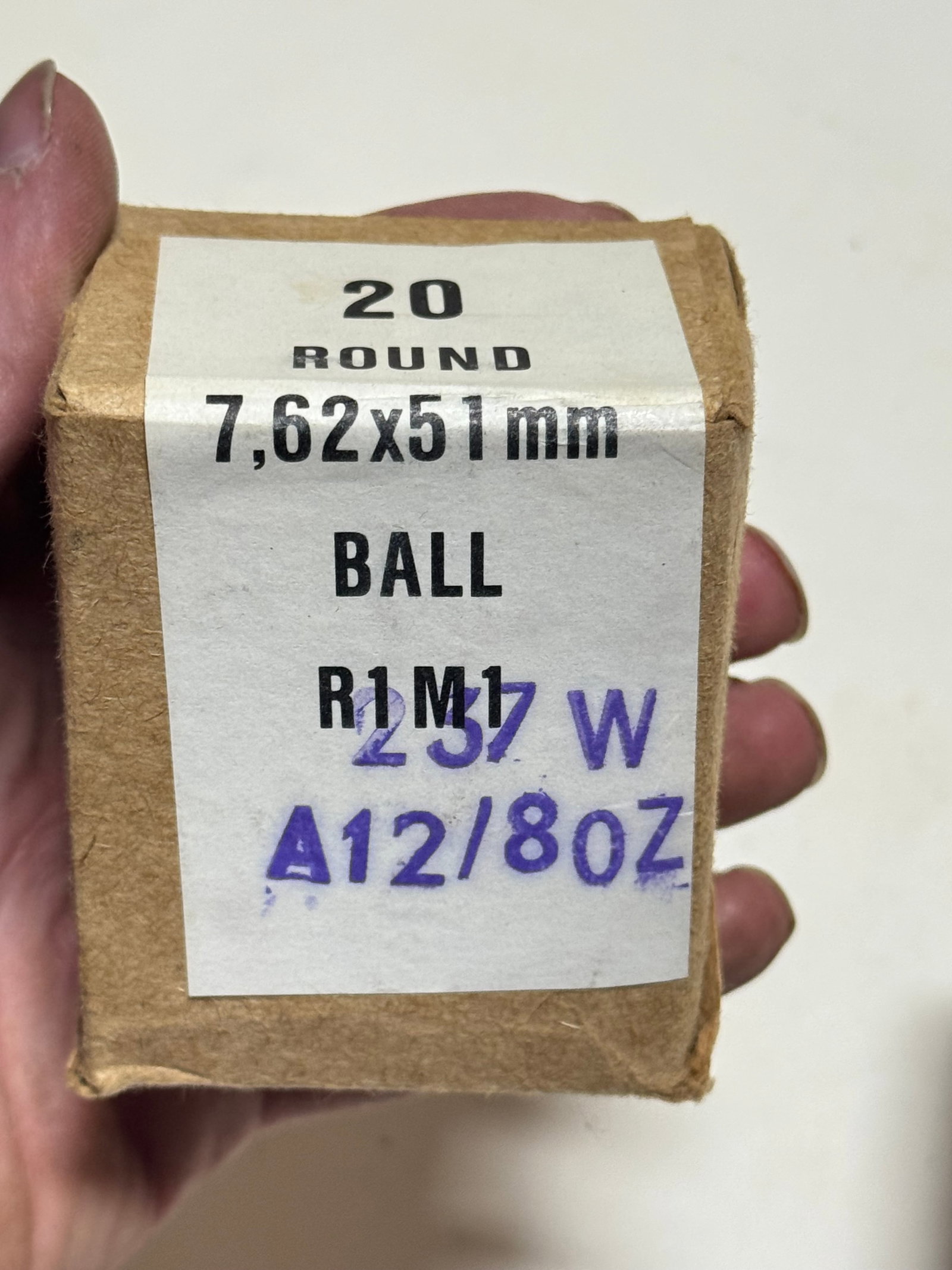 NIB 80rds. of 7.62x51mm BALL R1M1 Military Surplus Ammunition - 2