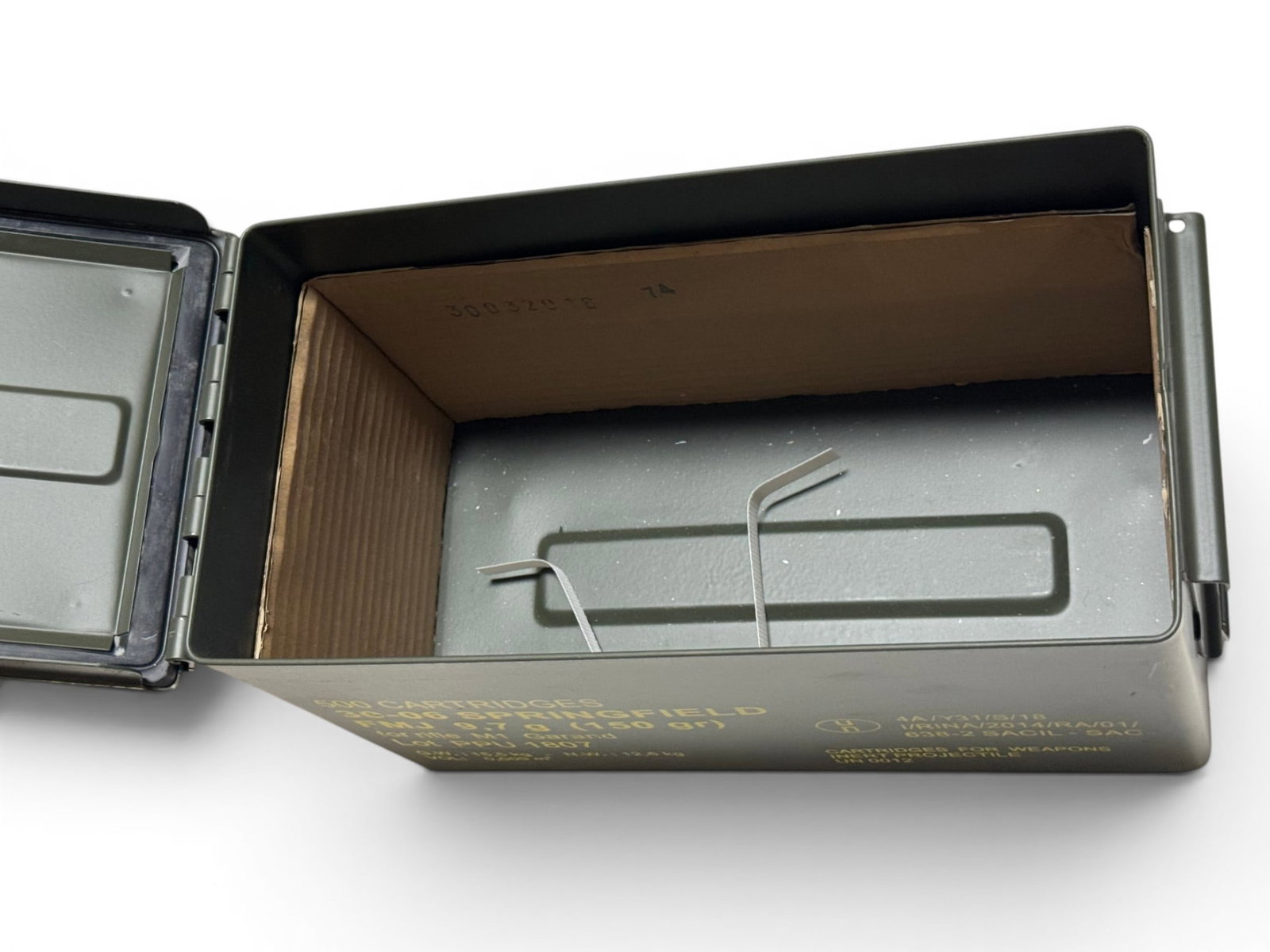 .50 CAL. Metal Ammunition Can Labeled for the PPU Ammo Above - 3