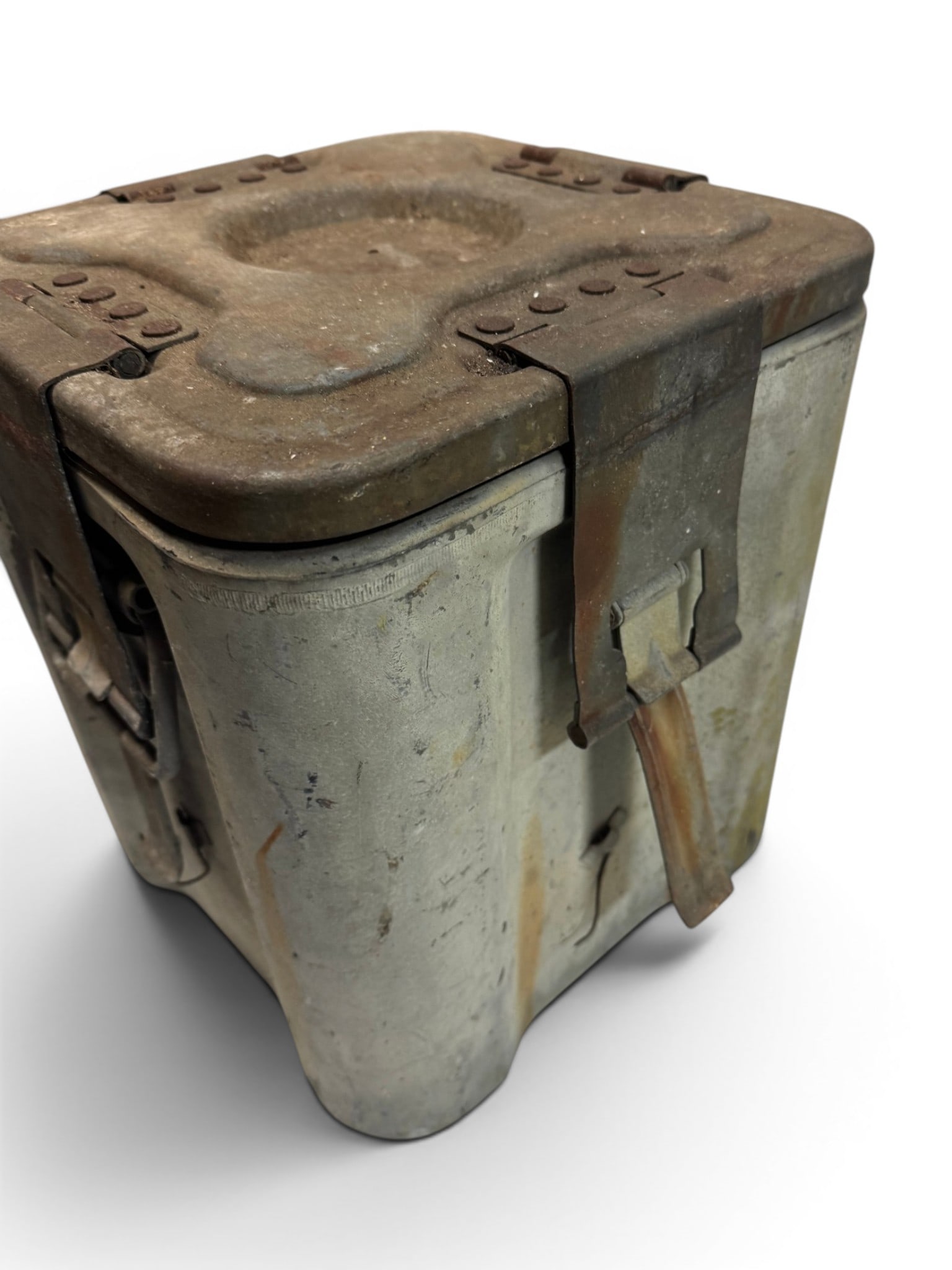 Vintage US WWII Navy Ordnance Ammunition Storage Can - NO SHIPPING, LOCAL PICKUP ONLY - 2