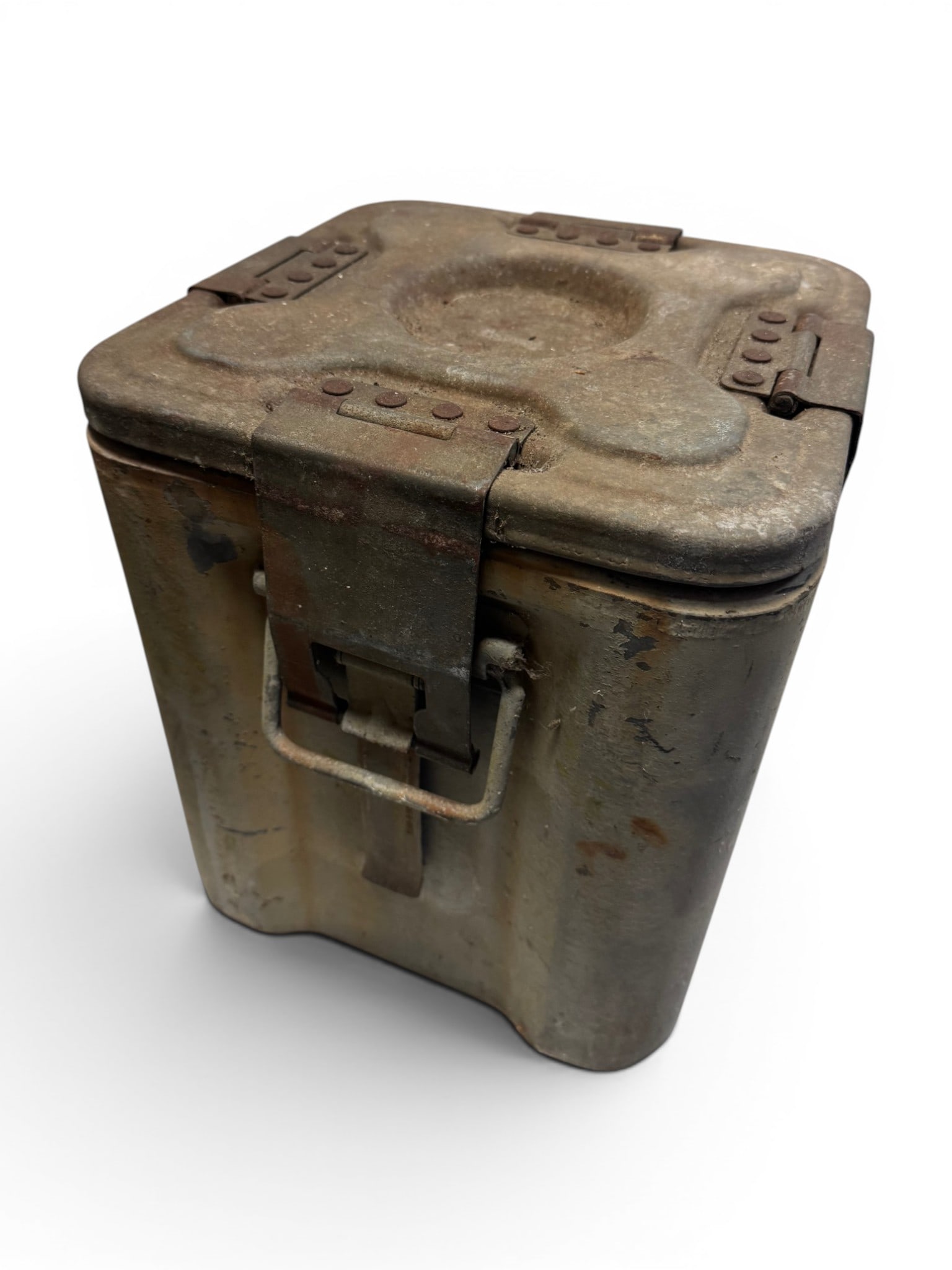 Vintage US WWII Navy Ordnance Ammunition Storage Can - NO SHIPPING, LOCAL PICKUP ONLY - 4
