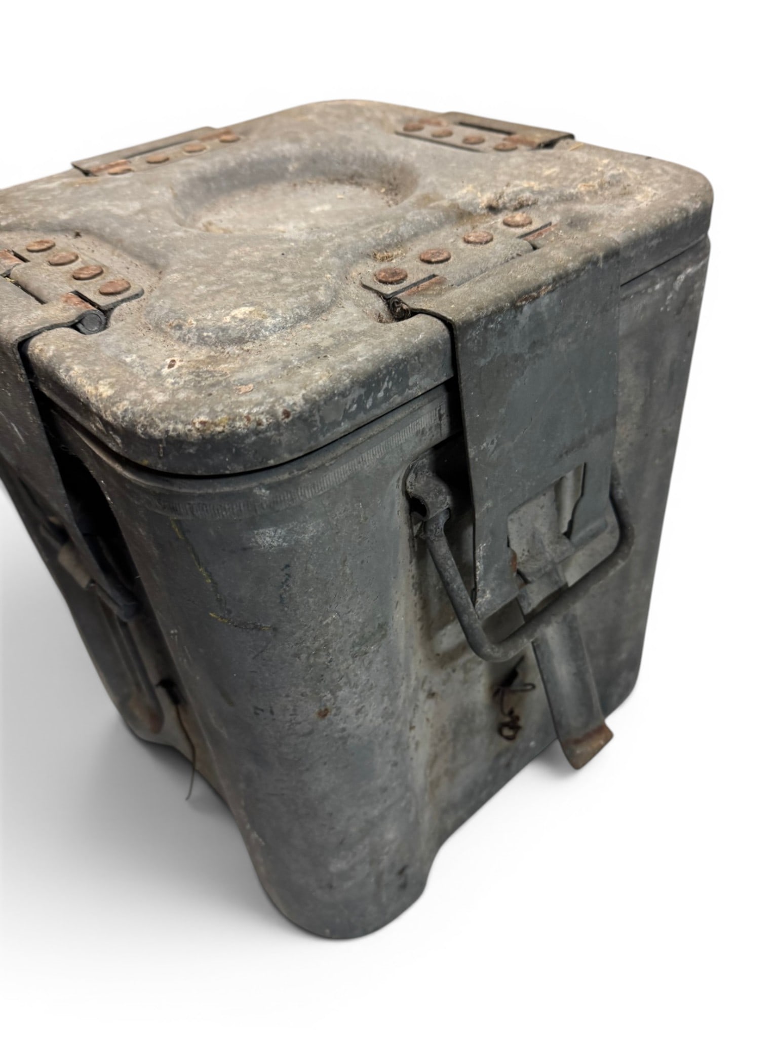 Vintage US WWII Navy Ordnance Ammunition Storage Can - NO SHIPPING, LOCAL PICKUP ONLY - 2