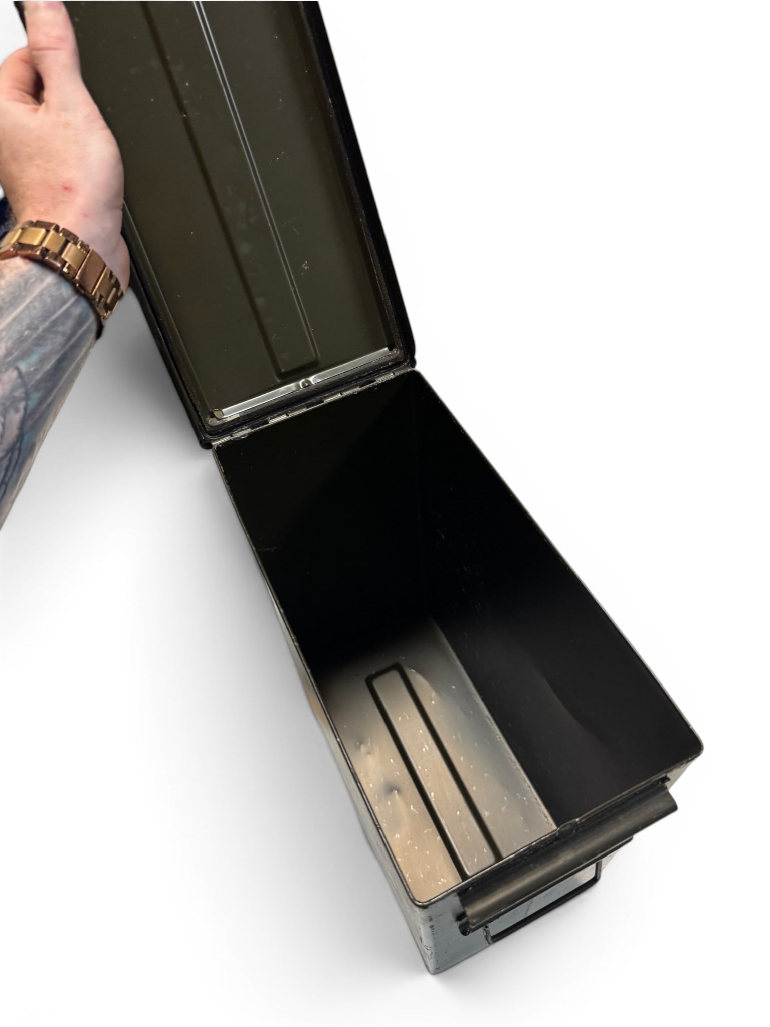 Tall .50 CAL Metal Ammo Can - NO SHIPPING, LOCAL PICKUP ONLY - 3