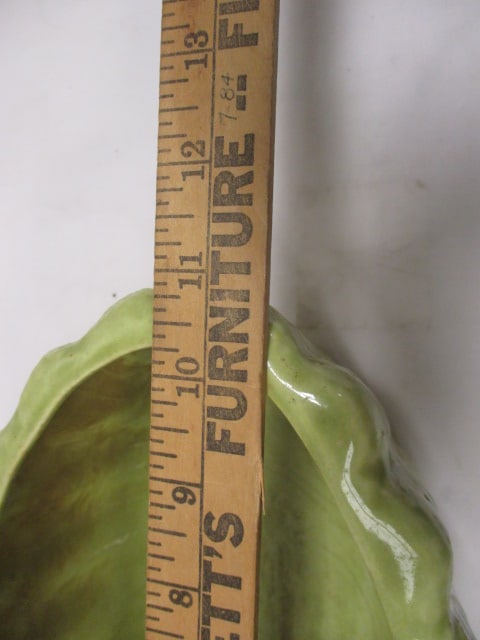 Vintage Camark Green Stoneware Pottery Planter - 5