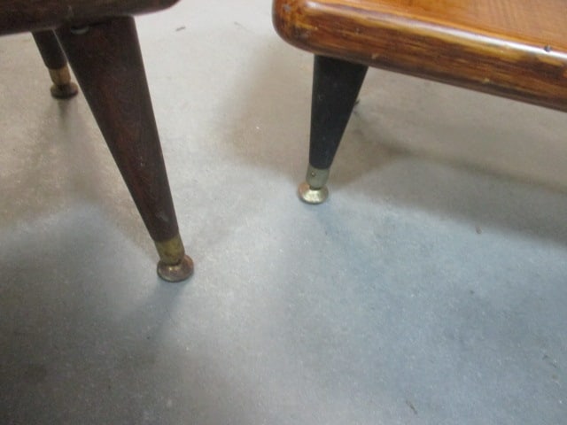 2 Mid Century Modern Wood Step Stools - 5