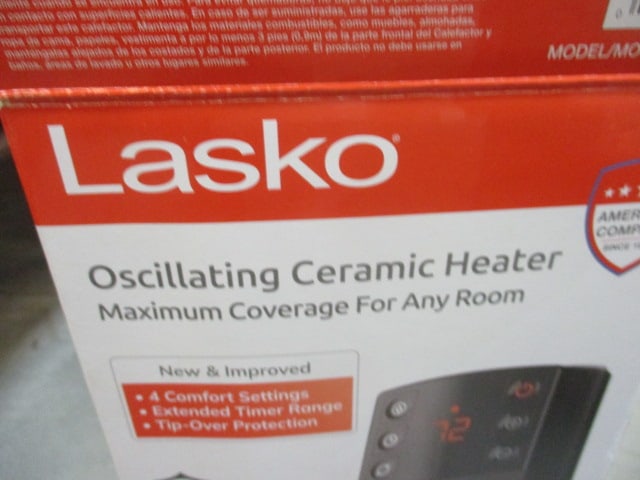 Lasko Oscillating Ceramic Heater and Dreo Portable Ceramic Heater - 2