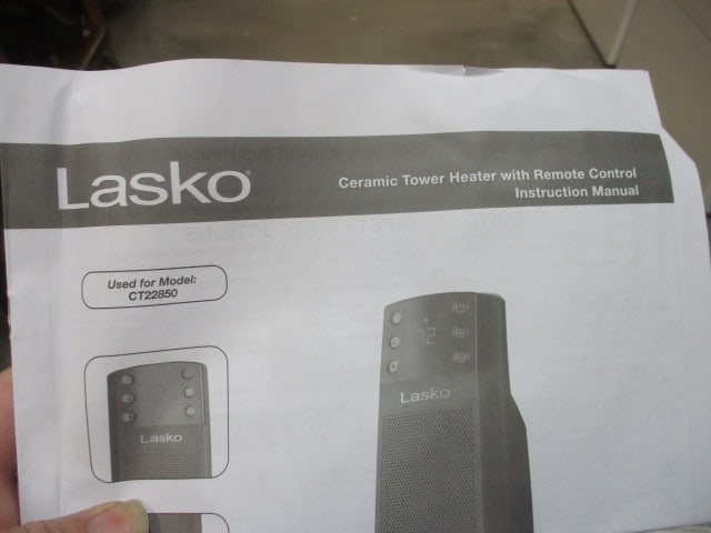 Lasko Oscillating Ceramic Heater and Dreo Portable Ceramic Heater - 5