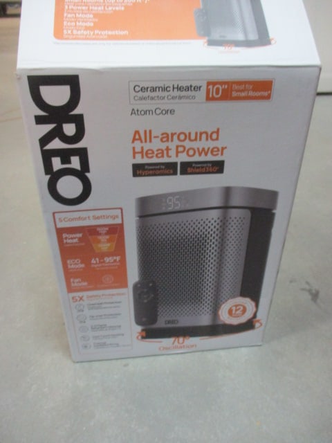 Lasko Oscillating Ceramic Heater and Dreo Portable Ceramic Heater - 6