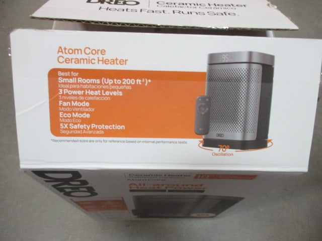 Lasko Oscillating Ceramic Heater and Dreo Portable Ceramic Heater - 7
