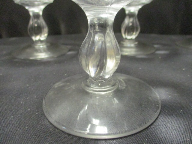 Set of 8 Vintage Imperial Glass "Old Williamsburg" Champagne Coupes - 4