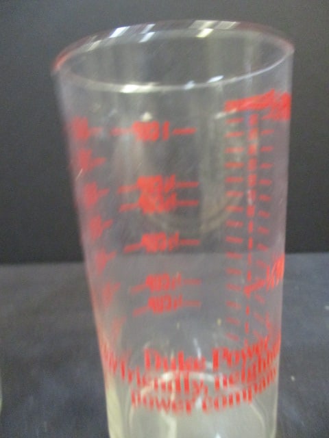 2 Vintage "Duke Power" Measuring Glasses - 4