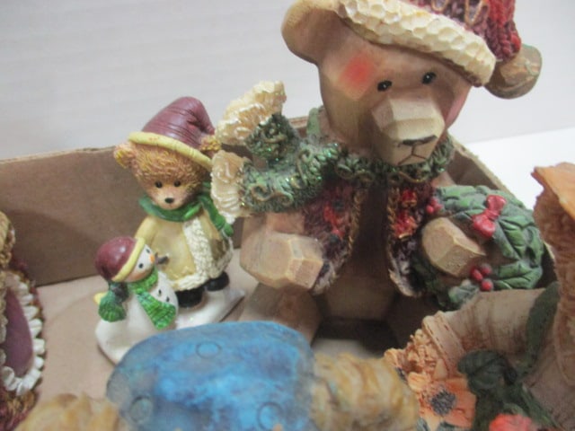 Collection of Vintage Bear Figurines - 7