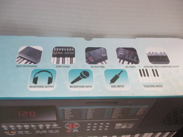 Rock Jam RJ640 61 Key Music Keyboard with LED Screen in Original Box - 5