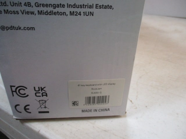 Rock Jam RJ640 61 Key Music Keyboard with LED Screen in Original Box - 7
